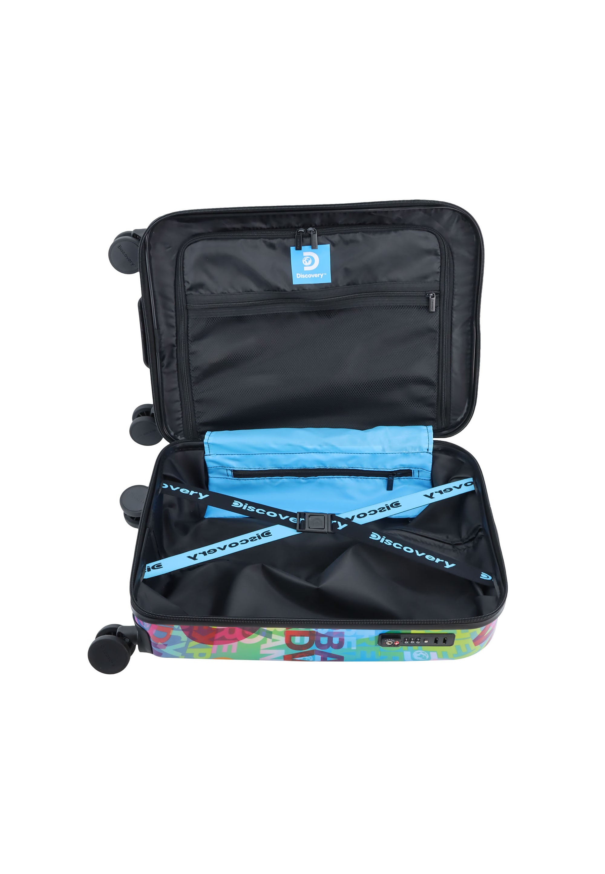 Discovery - Explore The World Handgepäck Hartschalenkoffer / Trolley / Reisekoffer - 55cm - (Small)