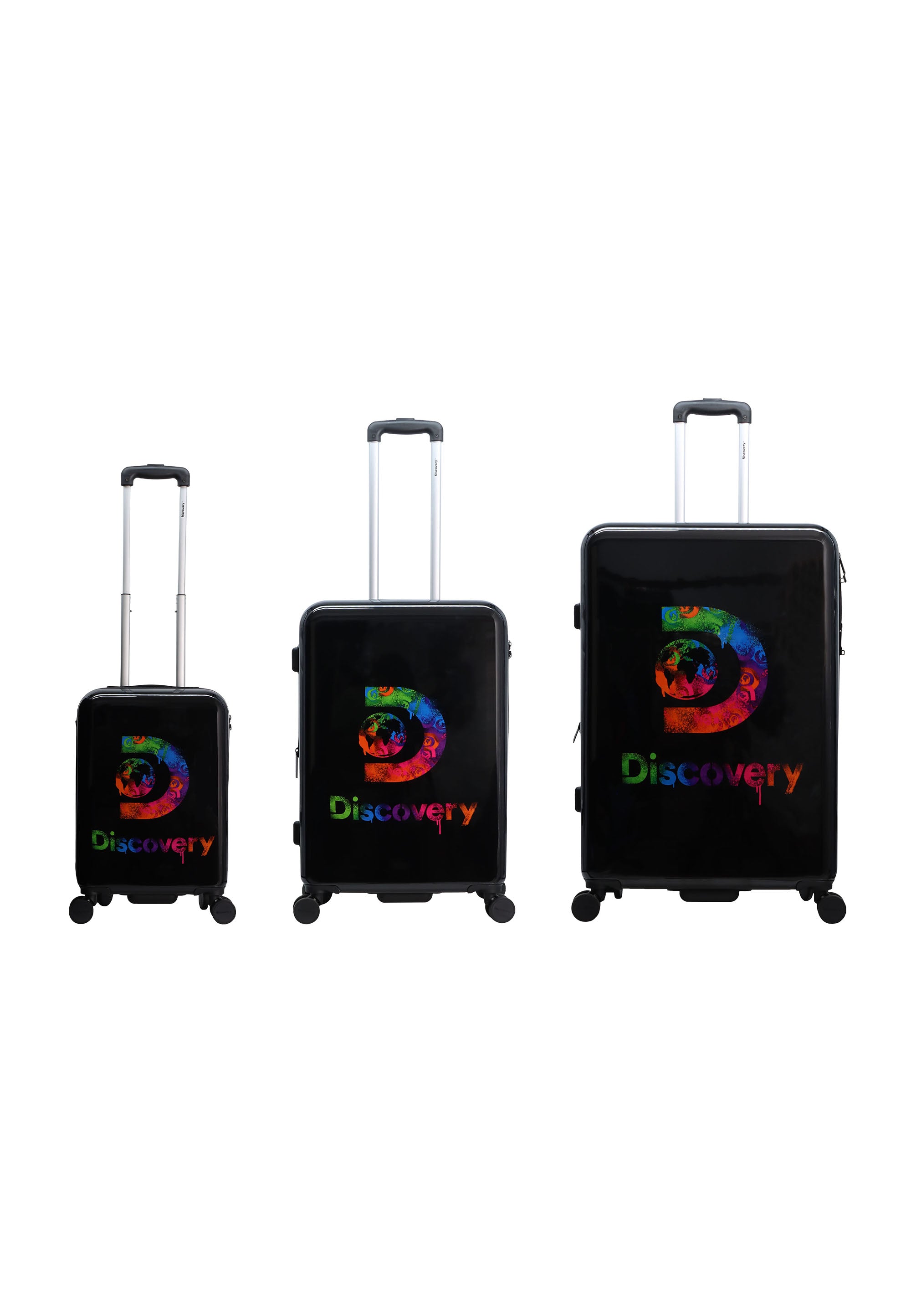 Discovery Stencil Hartschalen-Kofferset / Trolley-Set / Reisekofferset - (S/M/L)