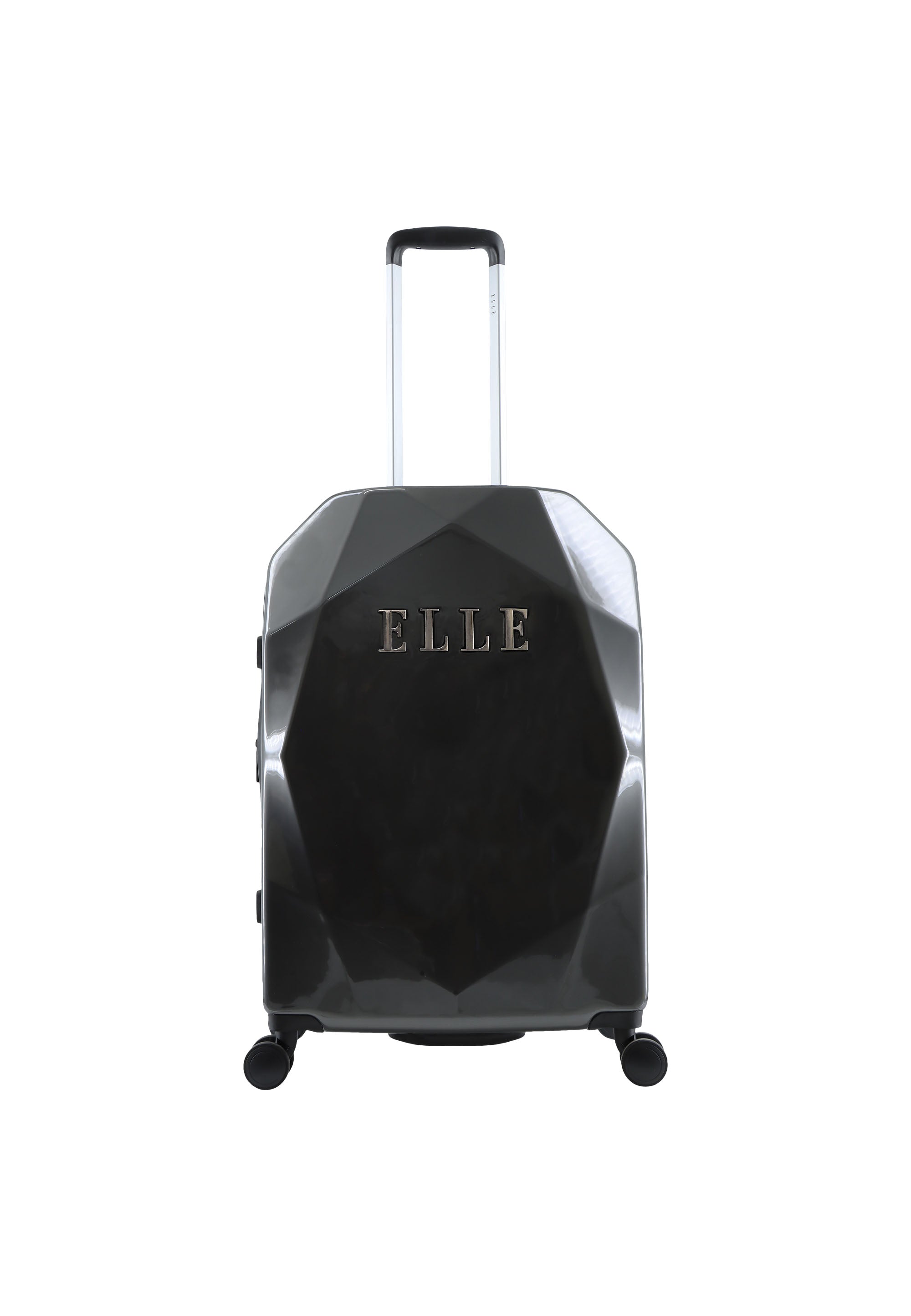 ELLE - Diamond Hartschalenkoffer / Trolley / Reisekoffer - 67 cm - (Medium) - Anthrazit