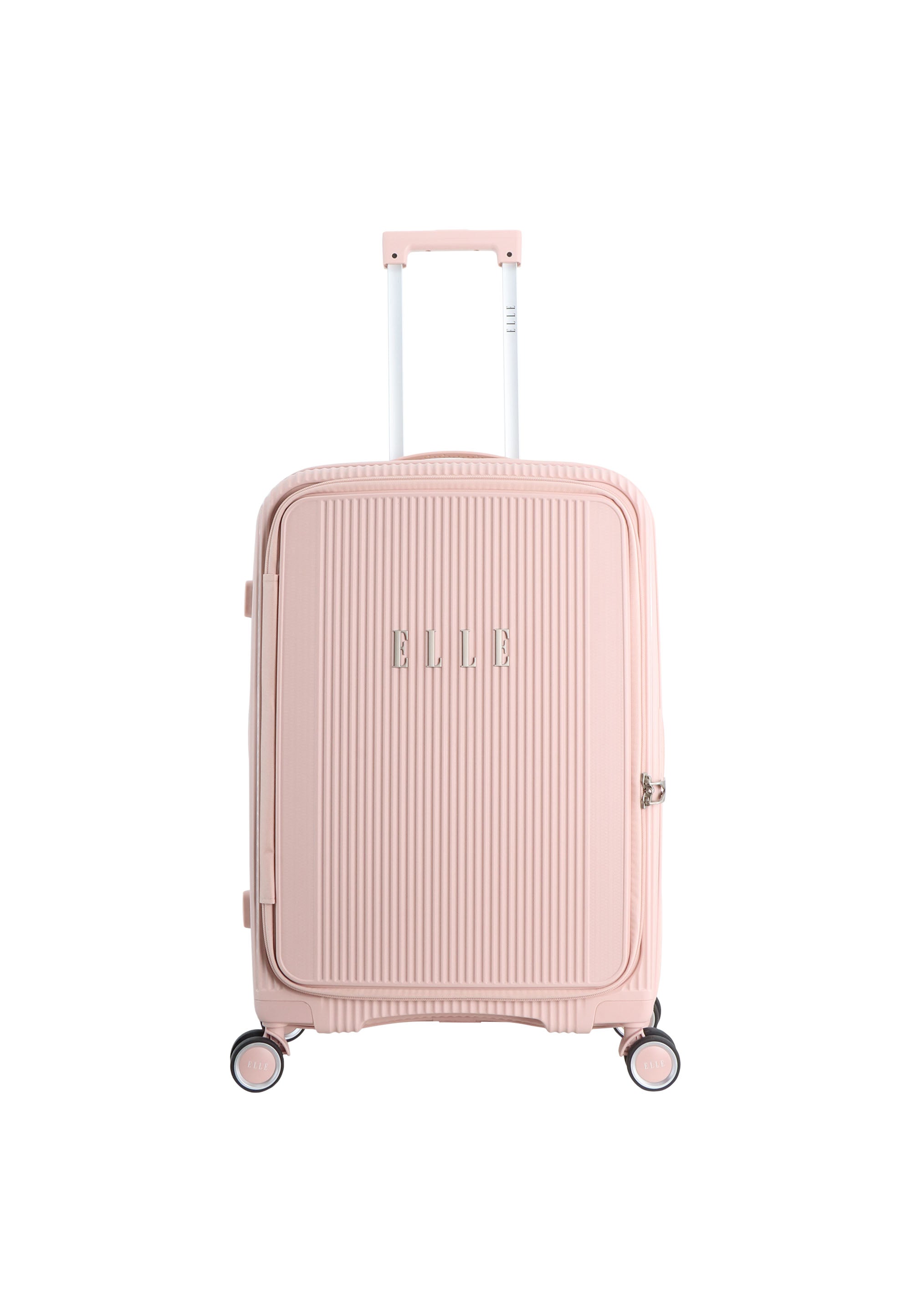 ELLE Da'Vine Hartschalenkoffer / Trolley / Reisekoffer Rosa