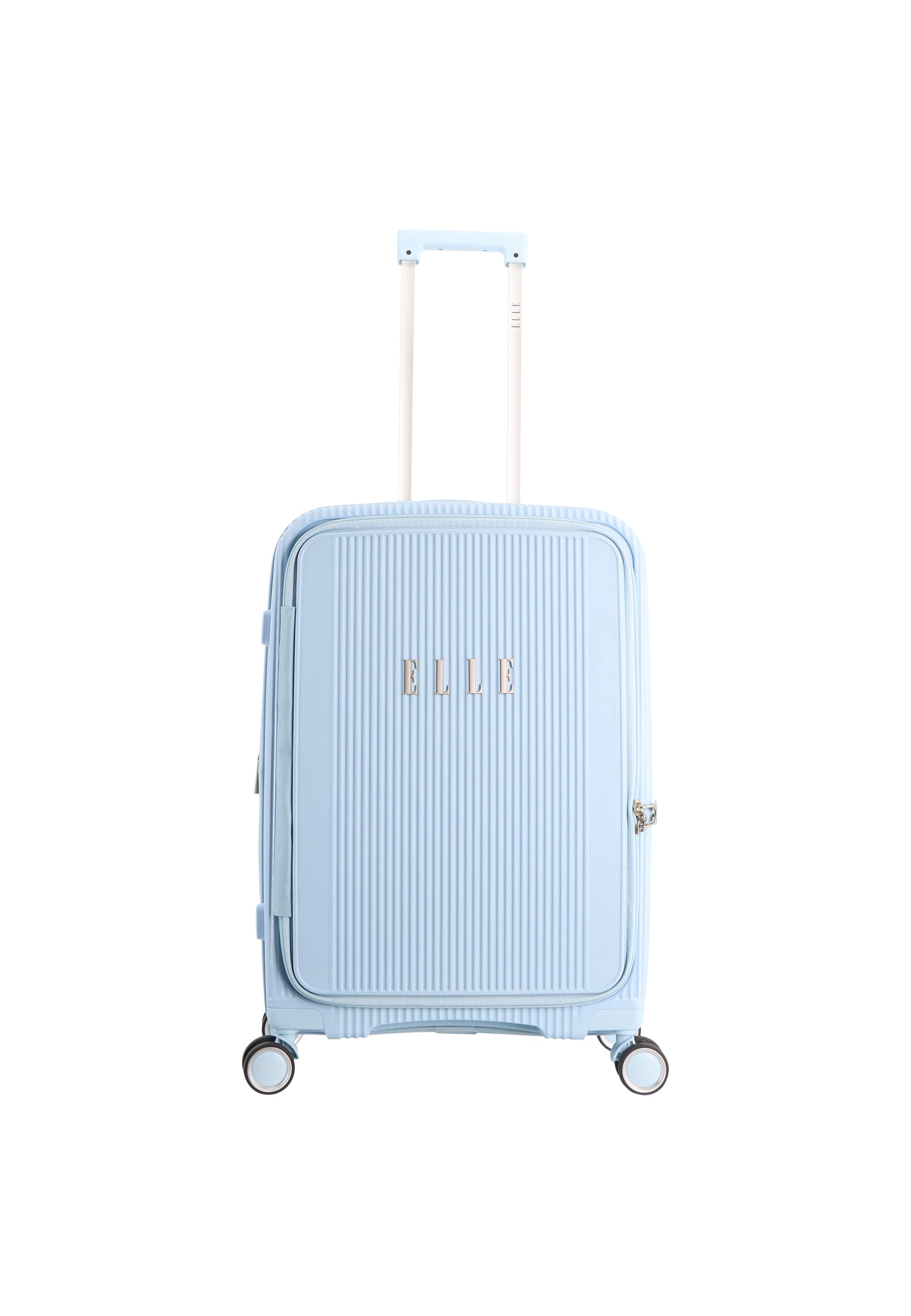 ELLE Da'Vine Hartschalenkoffer / Trolley / Reisekoffer Hellblau