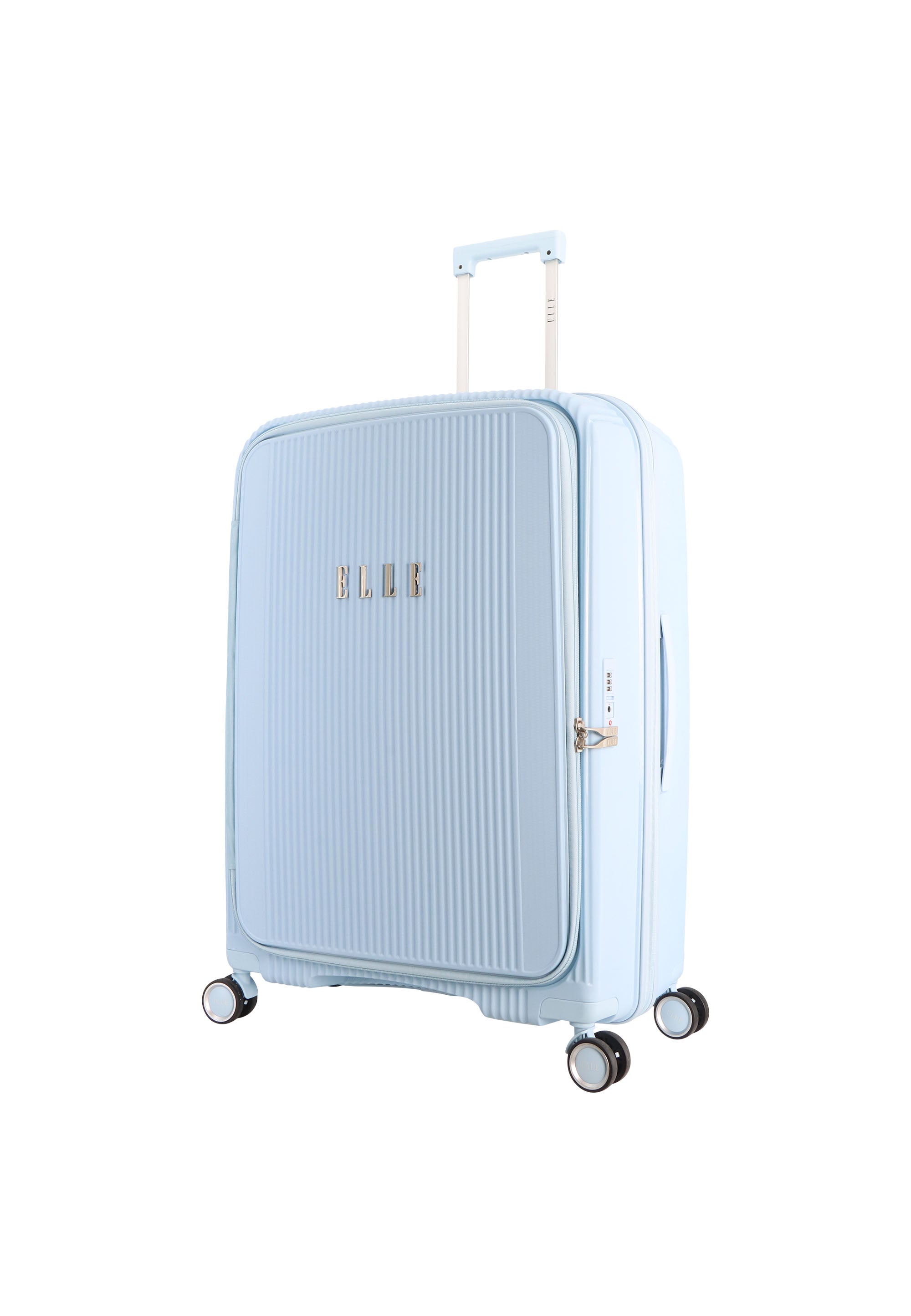ELLE Da'Vine Hartschalenkoffer / Trolley / Reisekoffer Hellblau