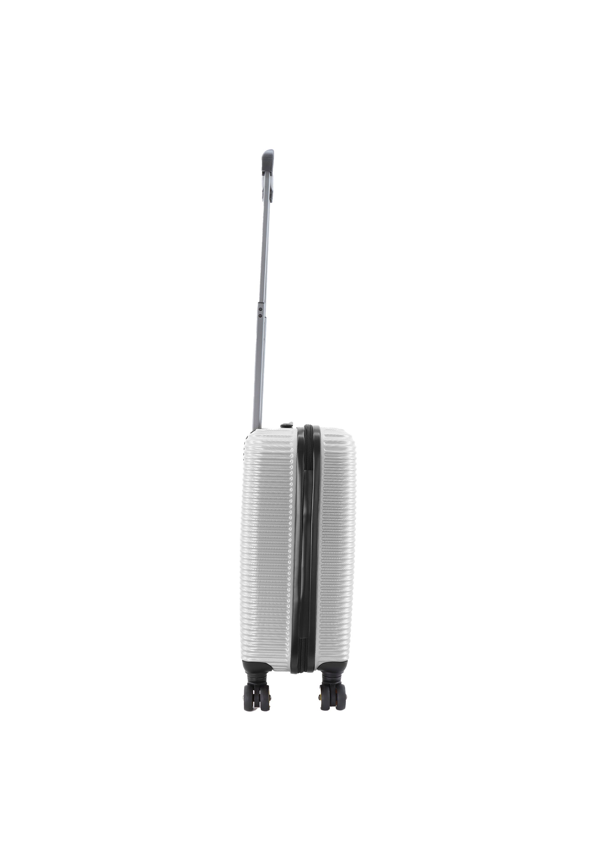 National Geographic - Abroad Handgepäck Hartschalenkoffer / Trolley / Reisekoffer - 54 cm - (Small) - Silber