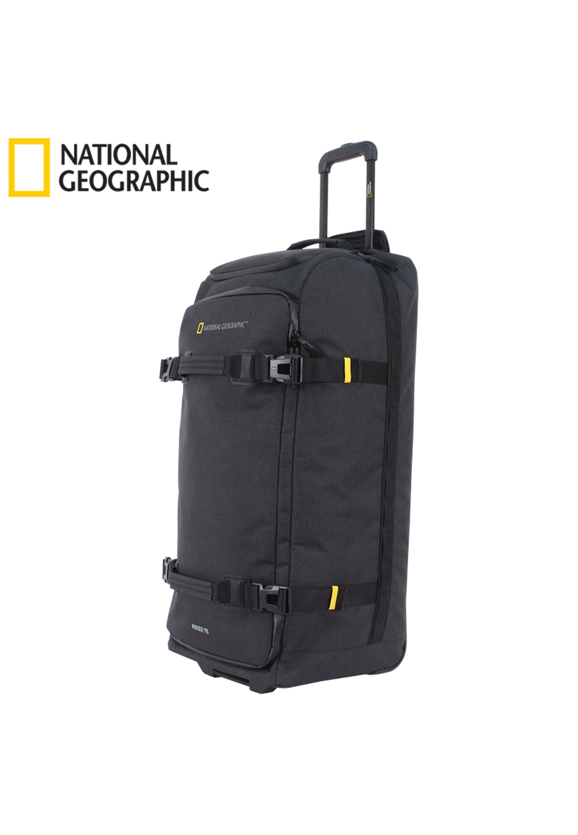 National Geographic - Expedition Weichschalenkoffer / Trolley / Reisekoffer - 77 cm - (Large) - Schwarz
