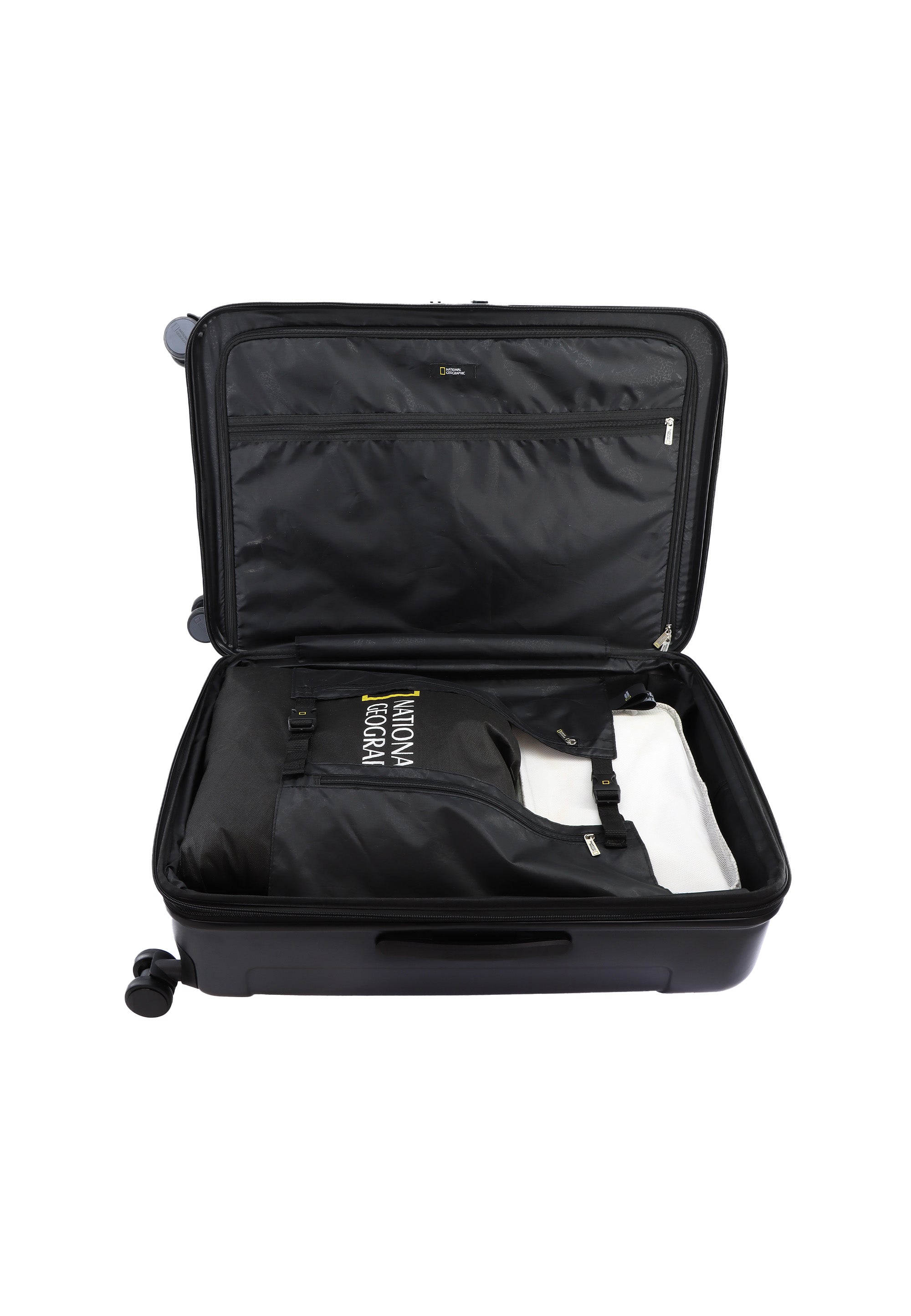 National Geographic - Canyon Hartschalenkoffer / Trolley / Reisekoffer - 77 cm - (Large) - Schwarz