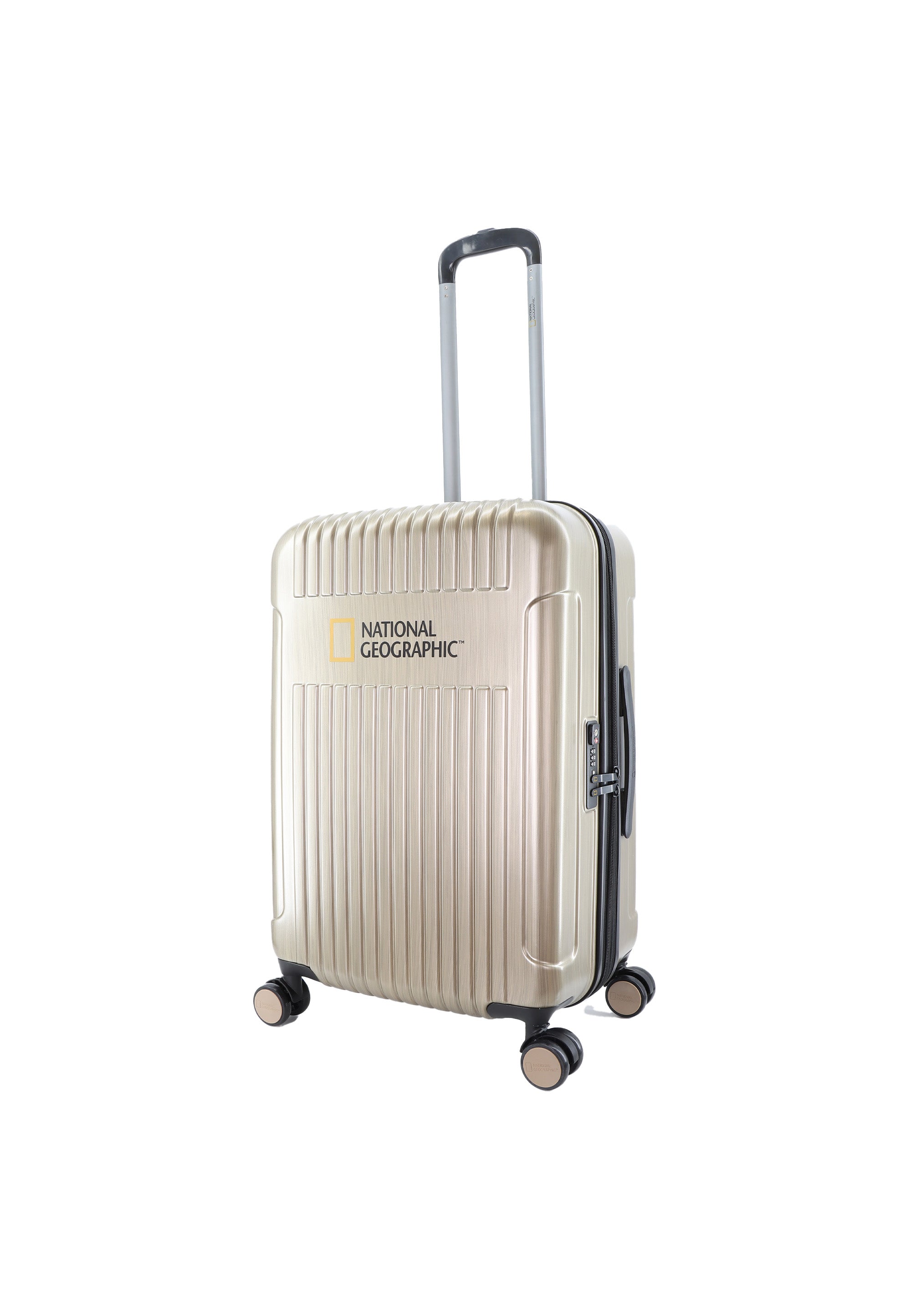 National Geographic - Transit Hartschalenkoffer / Trolley / Reisekoffer - 67cm - (Medium) Champagner Gold