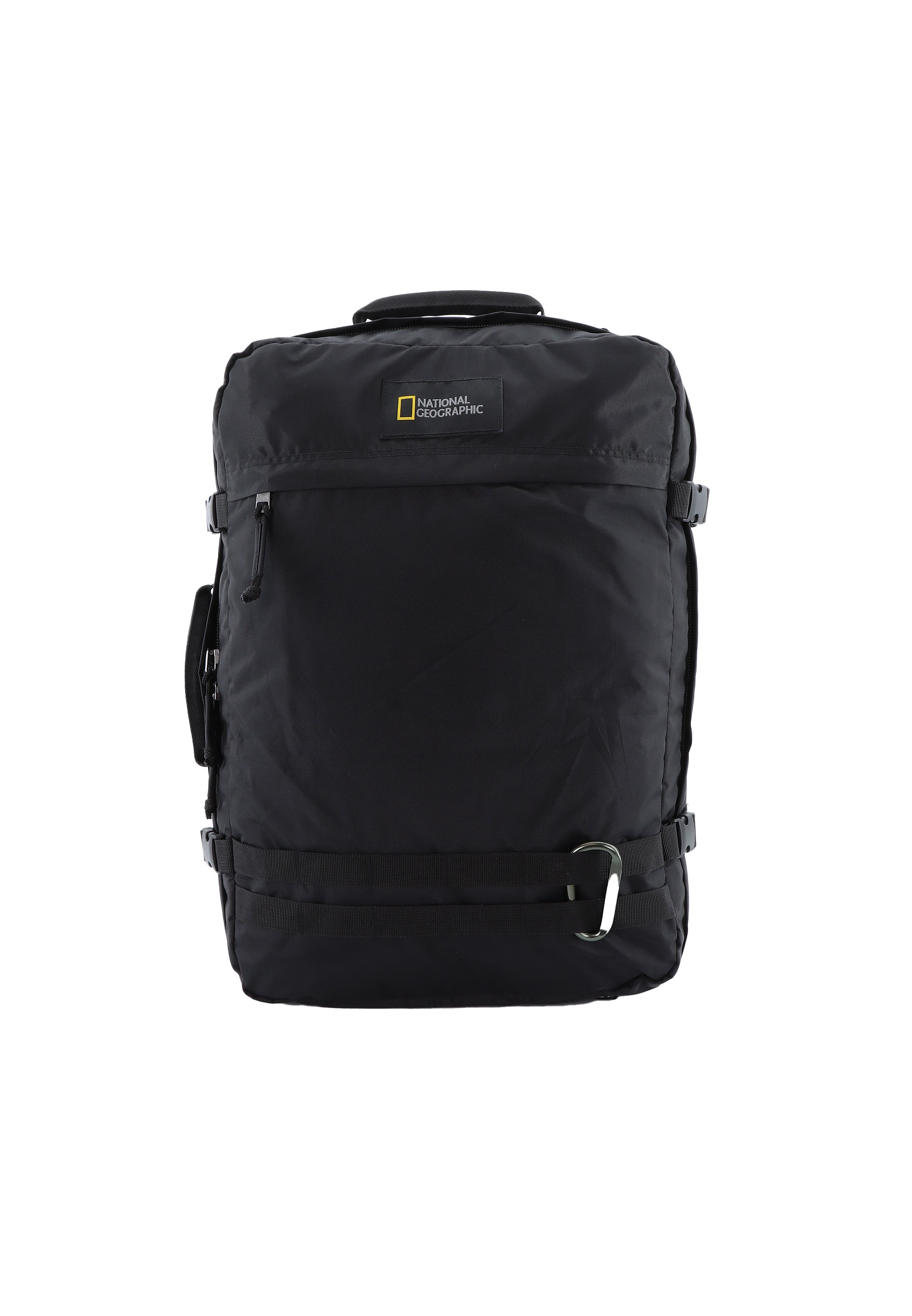 National Geographic - Hybrid Rucksack / Schultertasche / Umhängetasche / Aktentasche - 32L - Schwarz