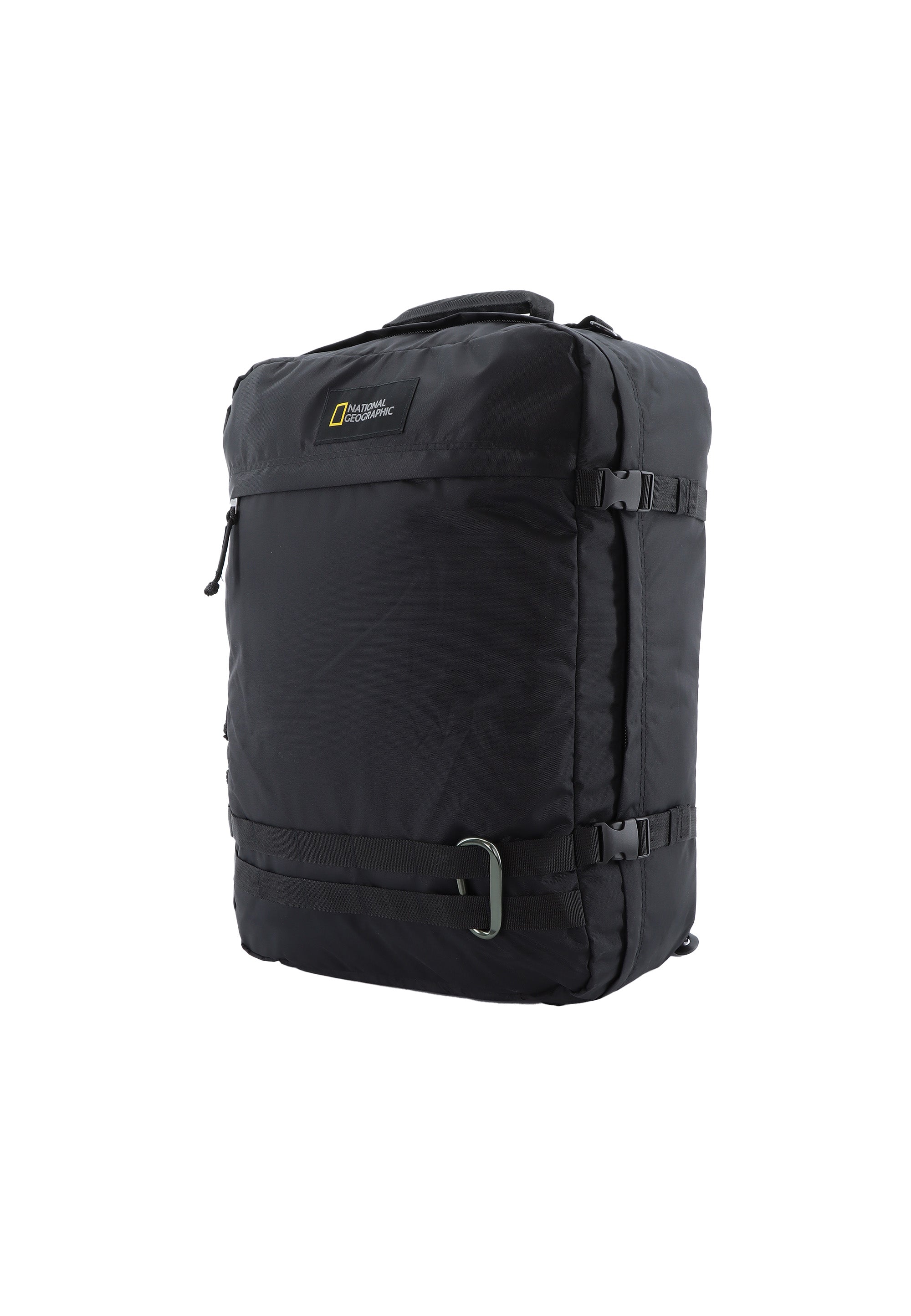 National Geographic - Hybrid Rucksack / Schultertasche / Umhängetasche / Aktentasche - 32L - Schwarz