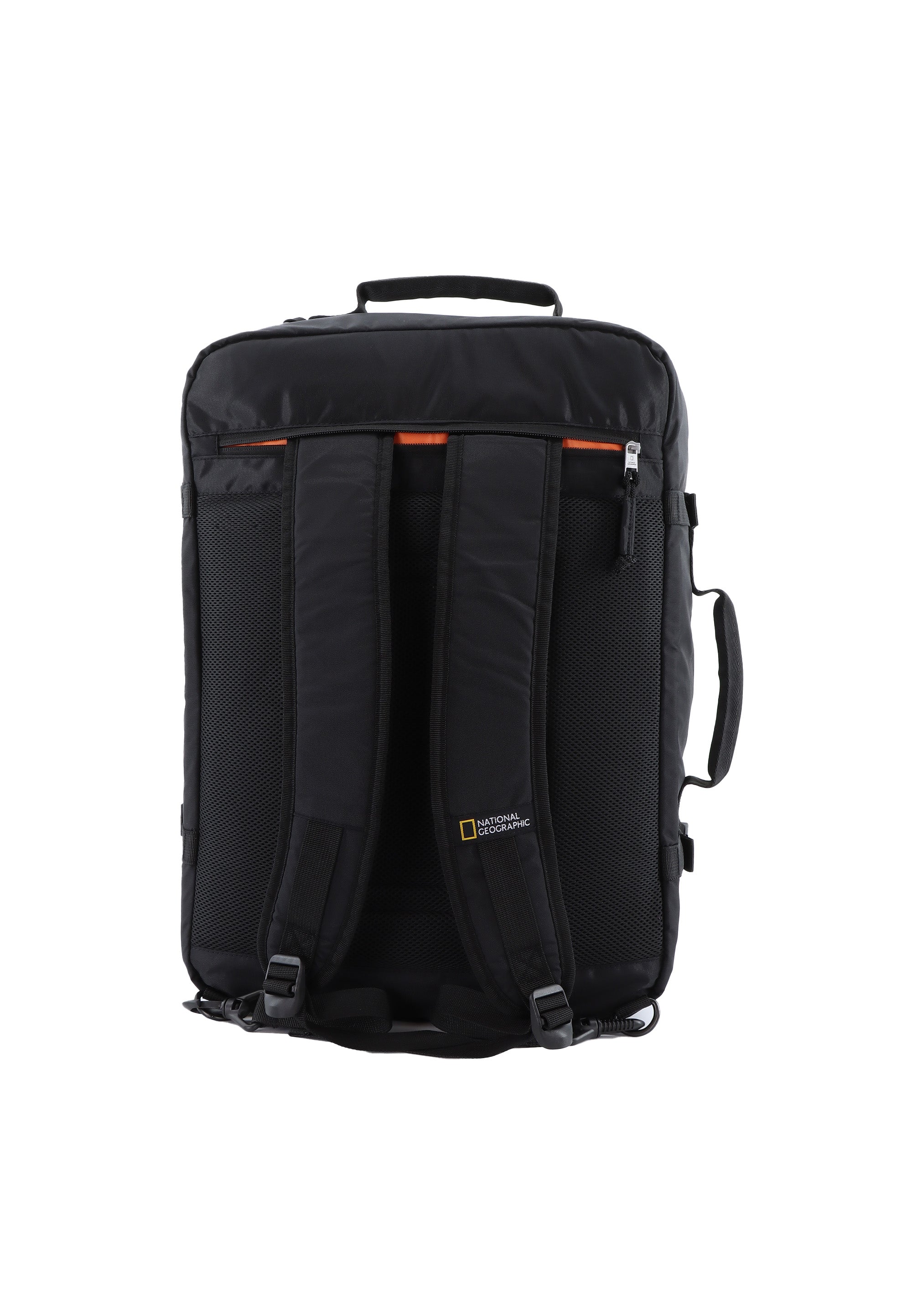 National Geographic - Hybrid Rucksack / Schultertasche / Umhängetasche / Aktentasche - 32L - Schwarz