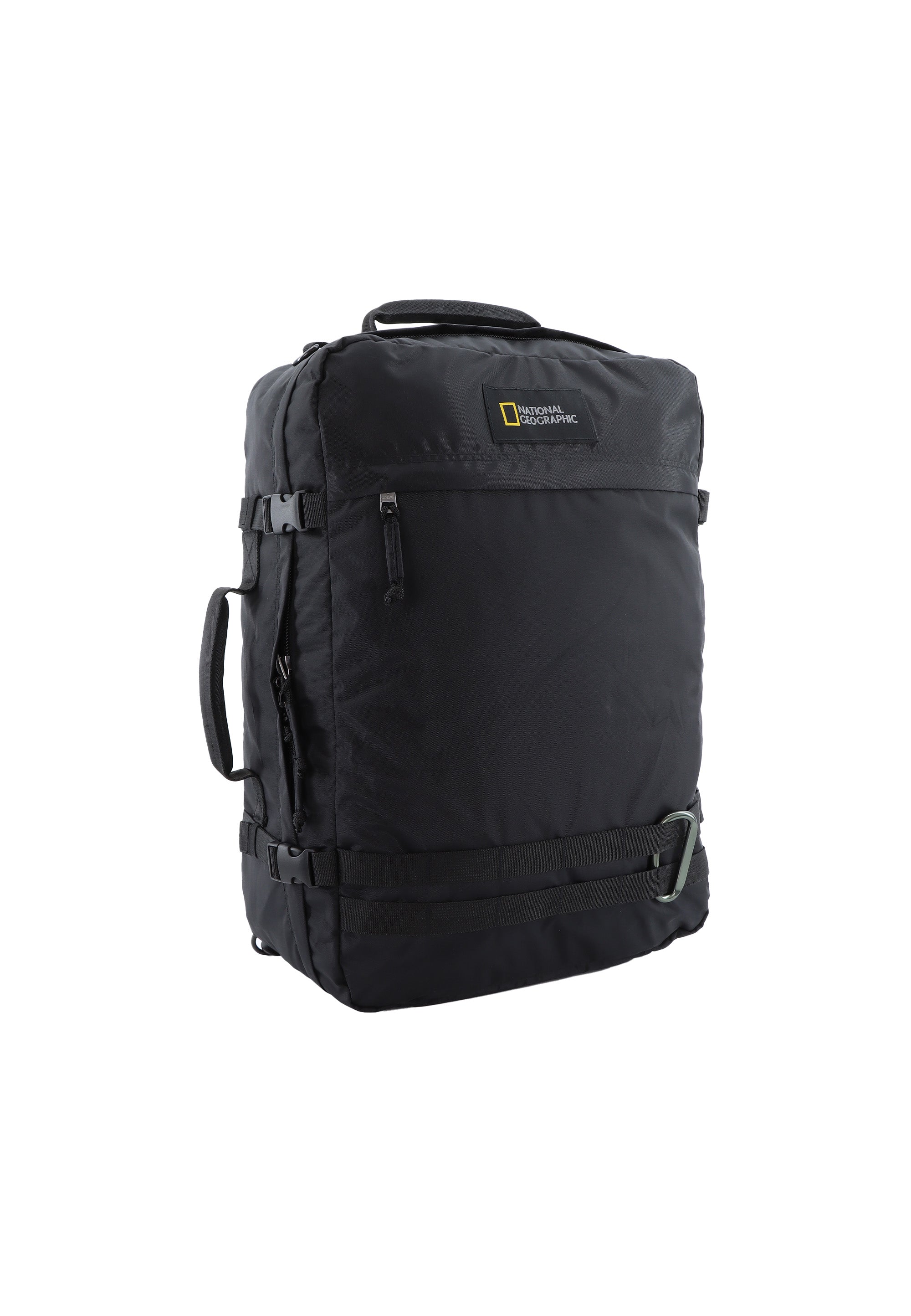 National Geographic - Hybrid Rucksack / Schultertasche / Umhängetasche / Aktentasche - 32L - Schwarz
