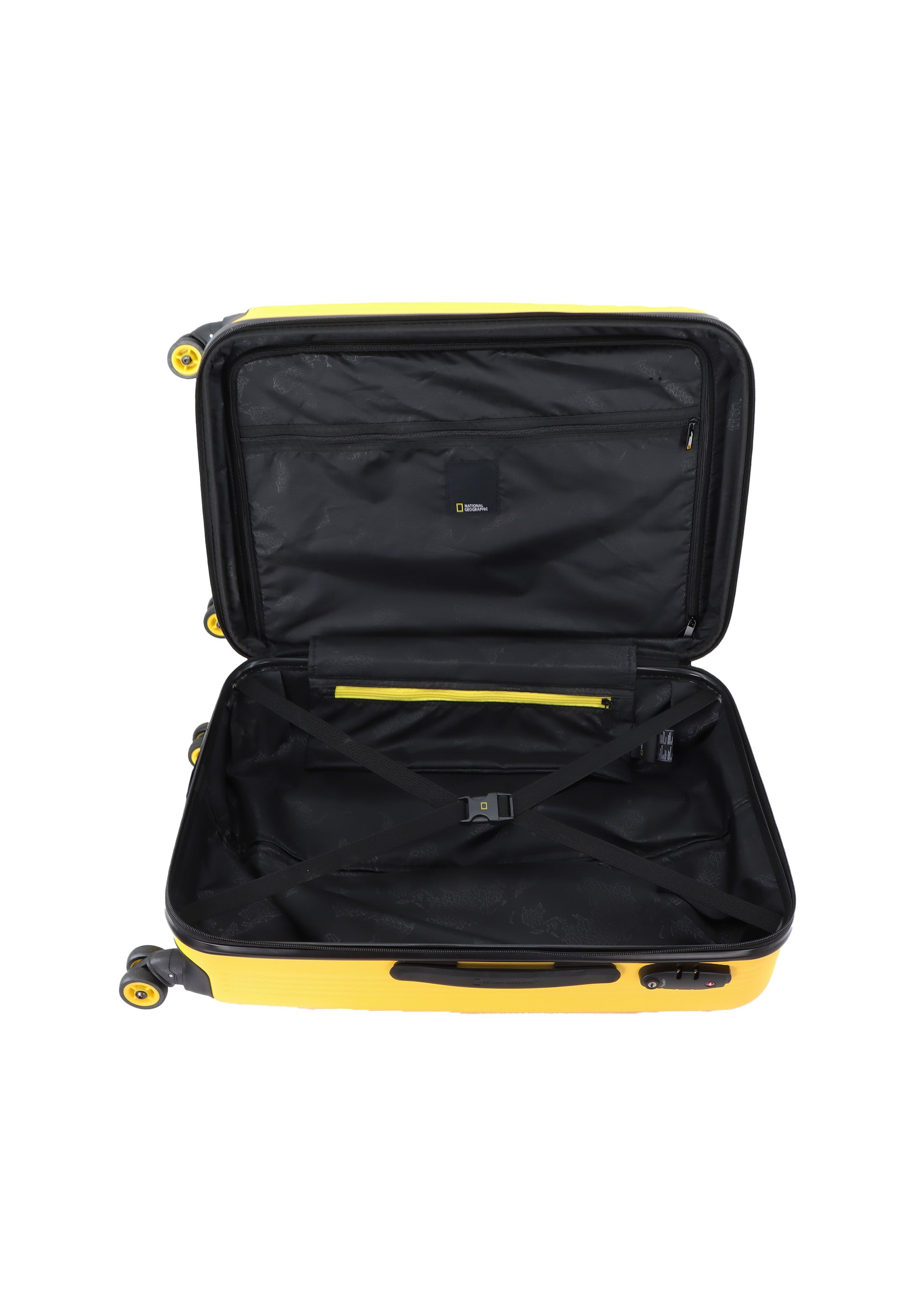 National Geographic - Aerodrome Hartschalenkoffer / Trolley / Reisekoffer - 67 cm - (Medium) - Gelb