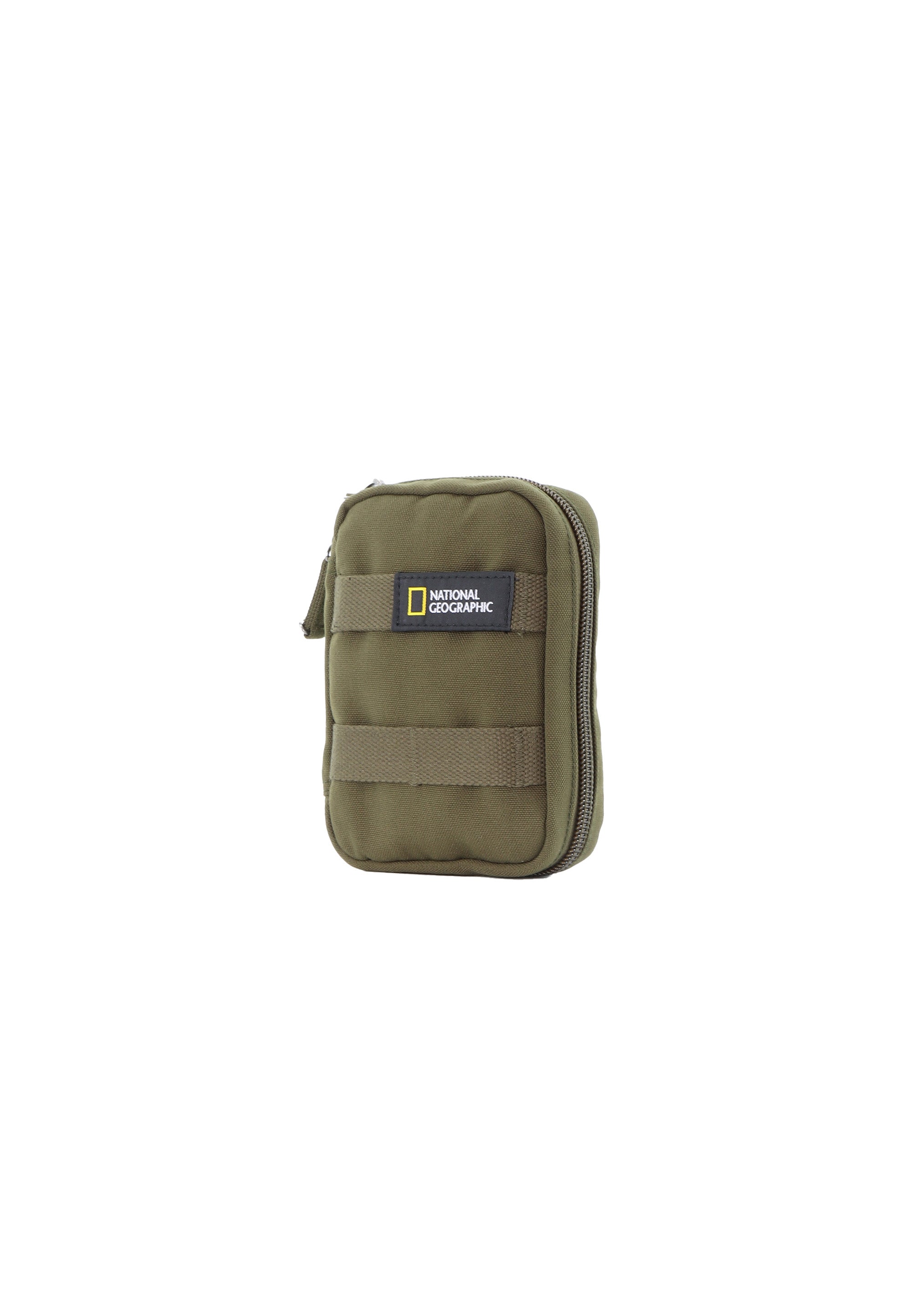National Geographic - Milestone Vertikale Tasche mit Netzfach - 18cm Schwarz