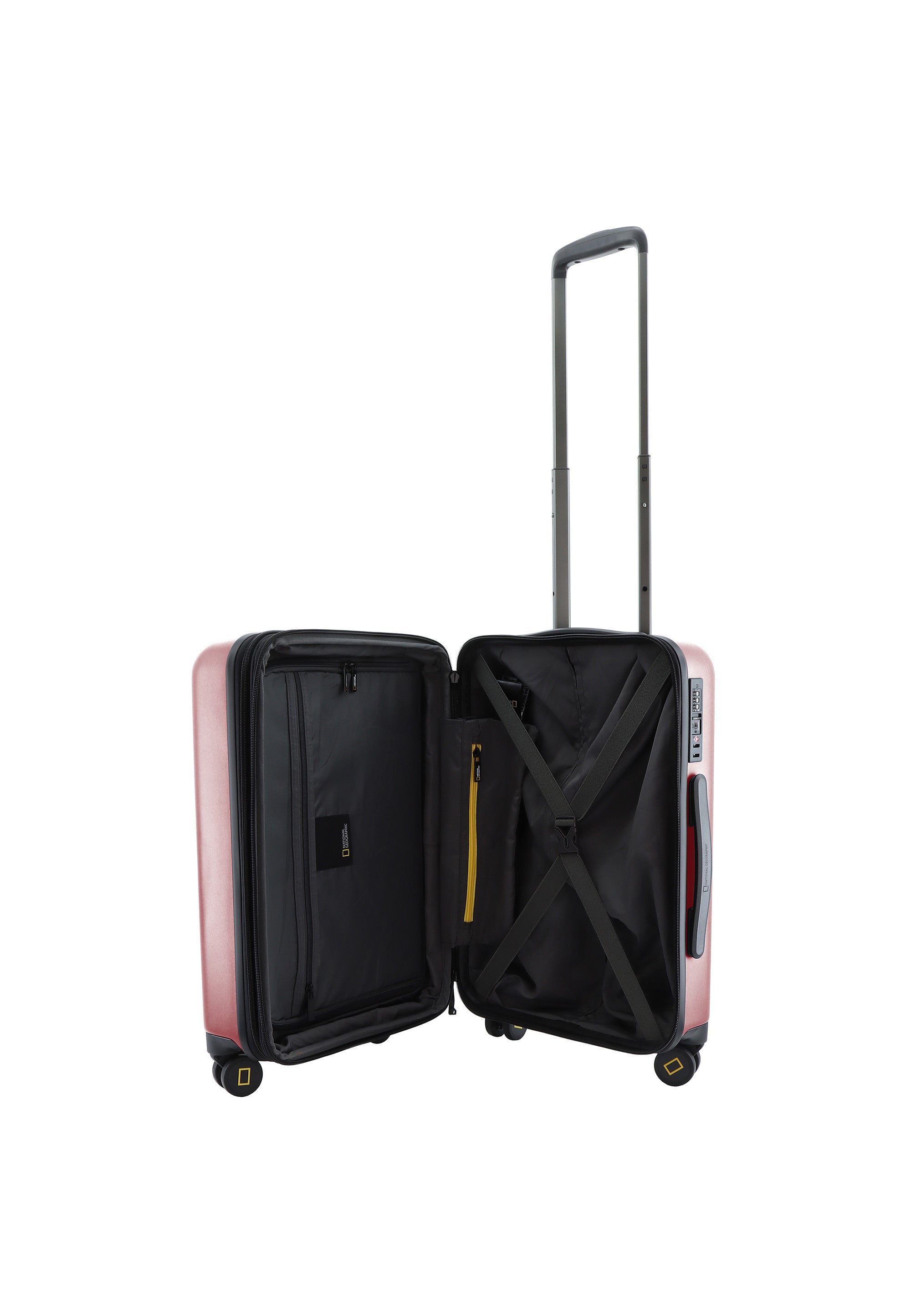 National Geographic Cruise Handgepäck Hartschalenkoffer / Trolley / Reisekoffer - 55 cm - (Small) Rot