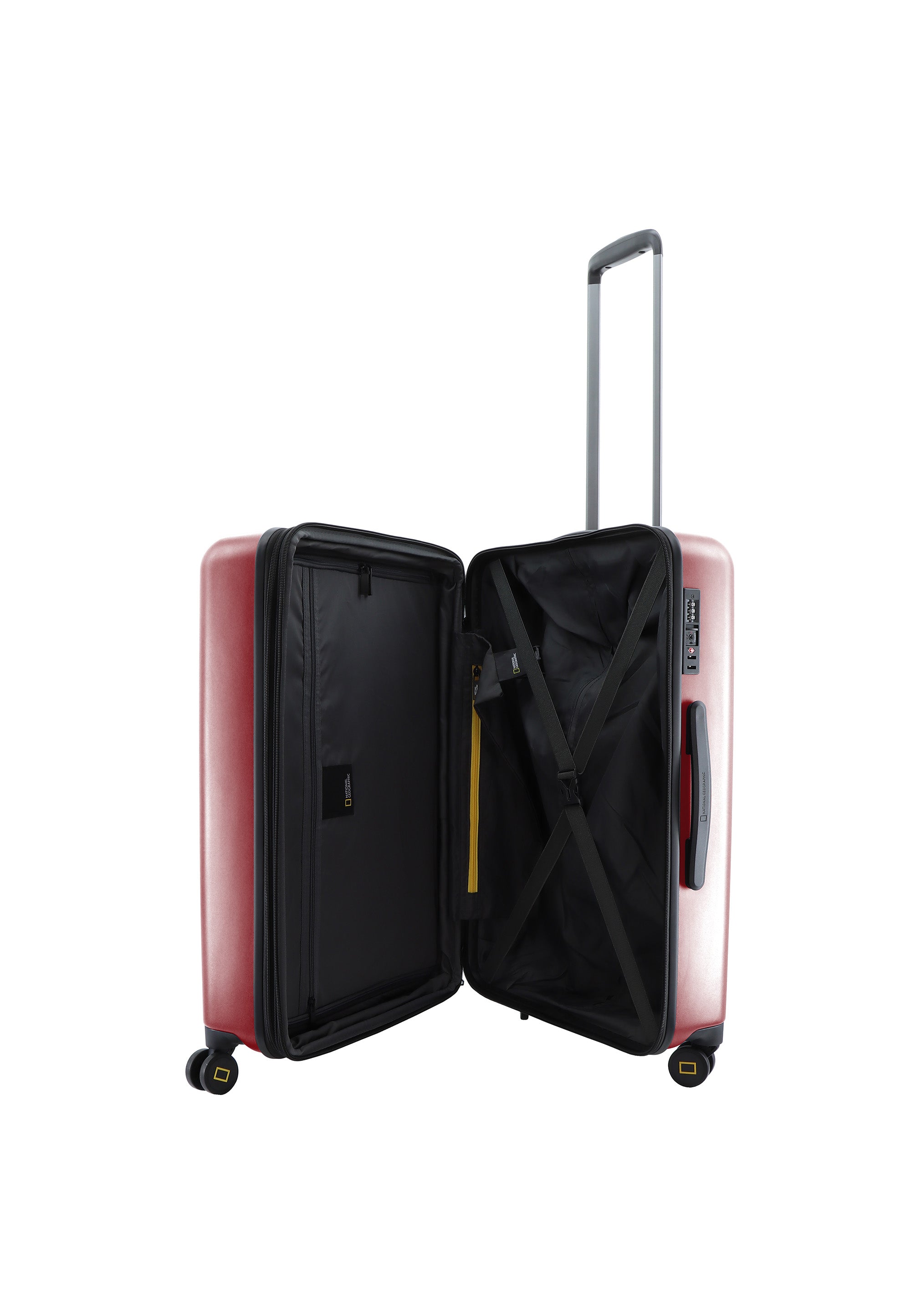 National Geographic Cruise Hartschalenkoffer / Trolley / Reisekoffer - 67 cm - (Medium) Rot