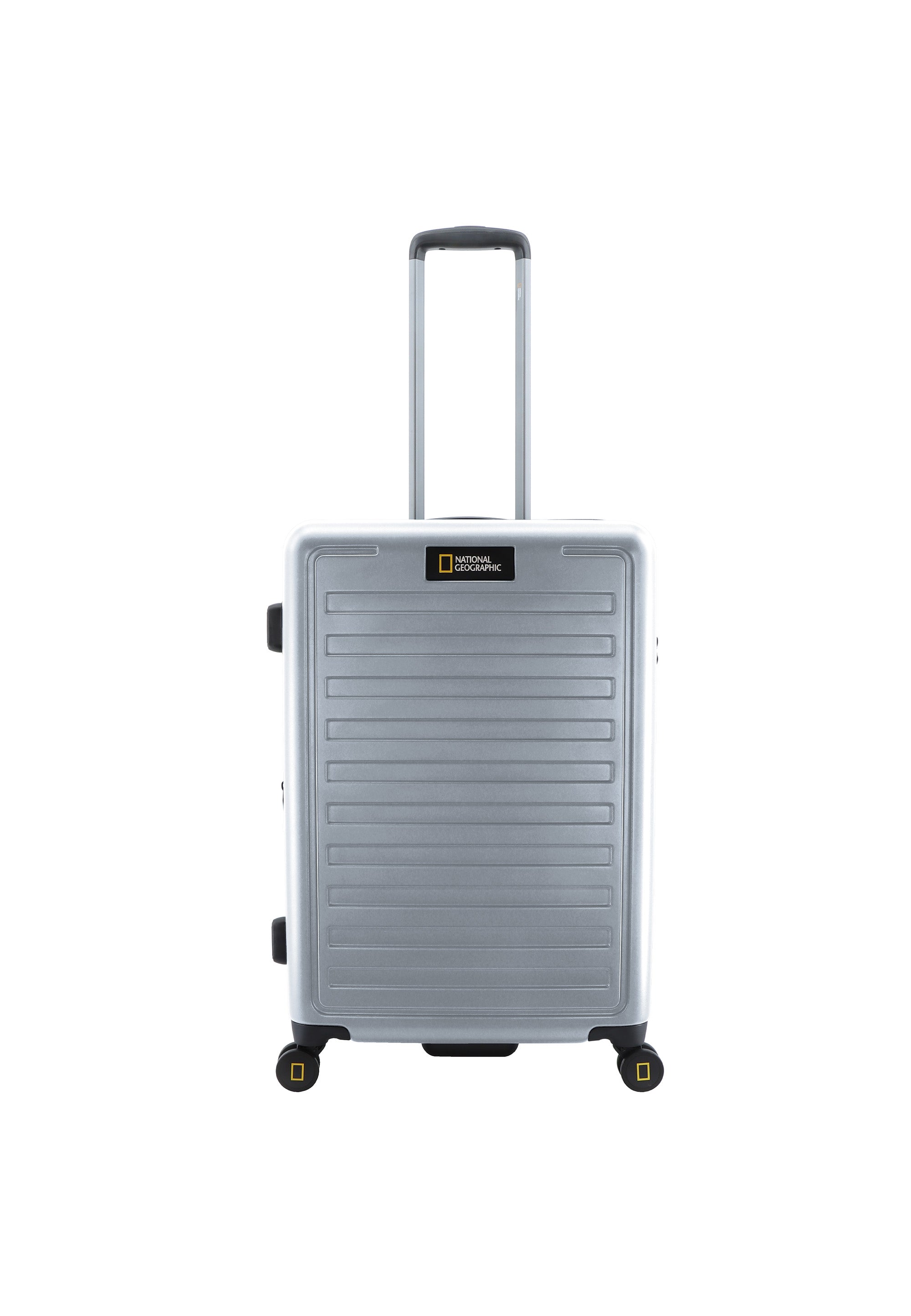 National Geographic Cruise Hartschalenkoffer / Trolley / Reisekoffer - 67 cm - (Medium) Silber