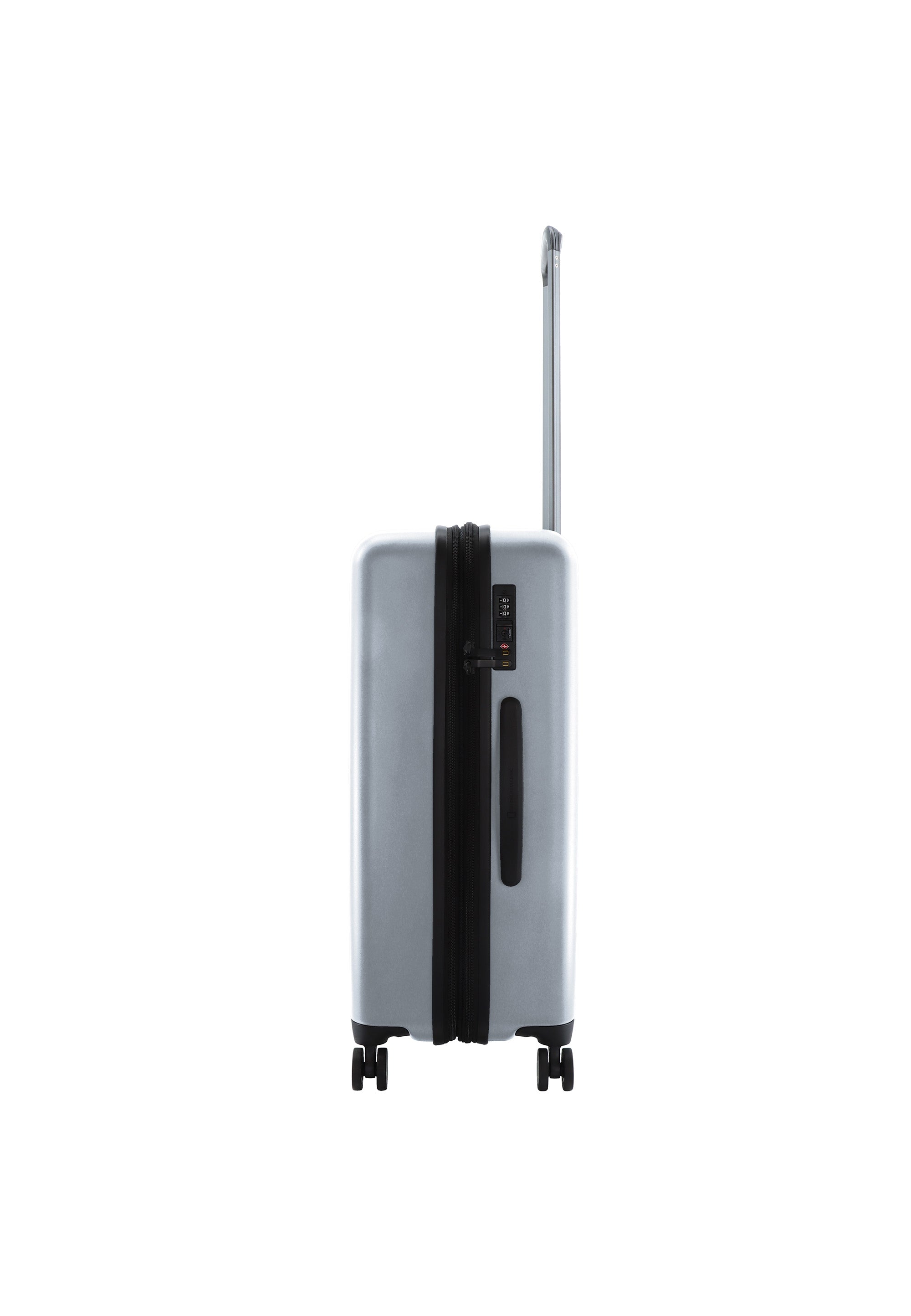 National Geographic Cruise Hartschalenkoffer / Trolley / Reisekoffer - 67 cm - (Medium) Silber
