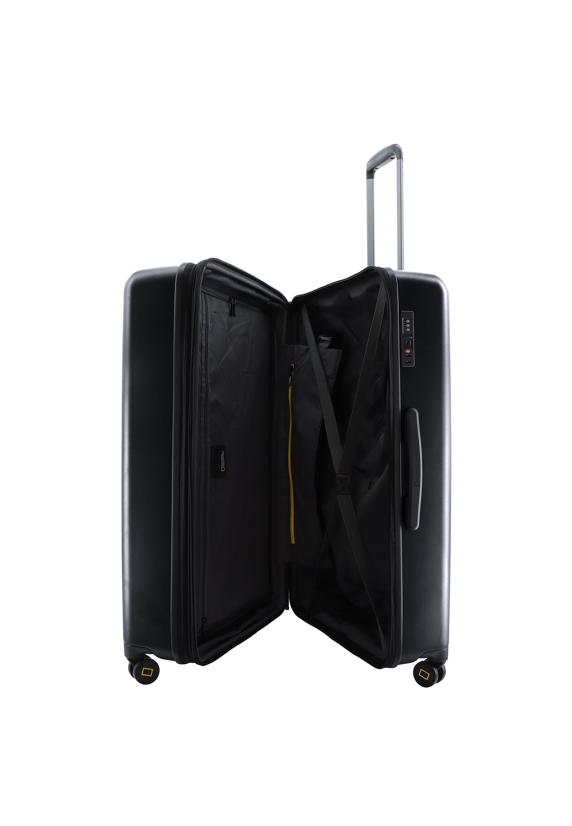 National Geographic Cruise Hartschalenkoffer / Trolley / Reisekoffer - 78 cm - (Large) Schwarz
