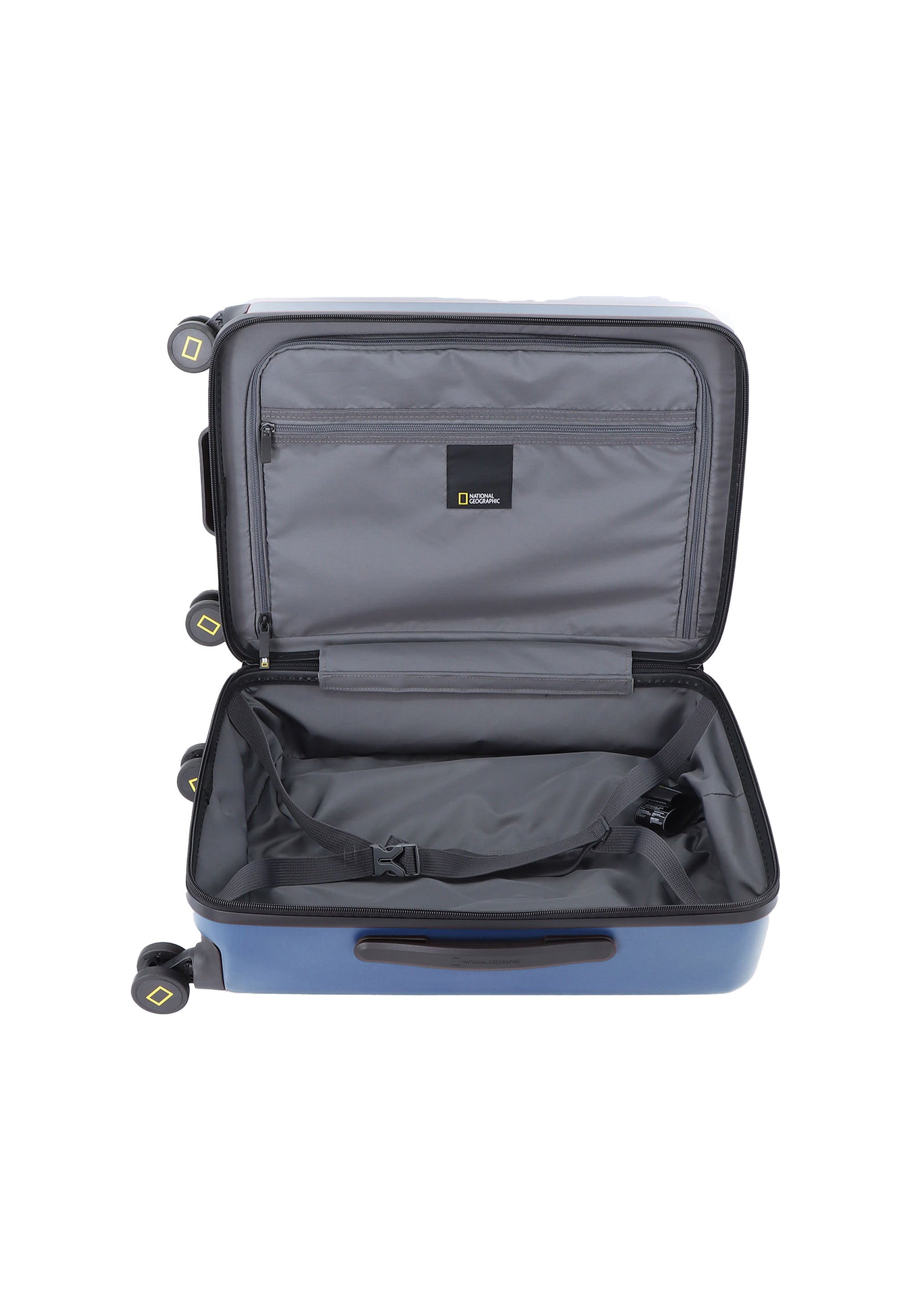 National Geographic - Lodge Handgepäck Hartschalenkoffer / Trolley / Reisekoffer - 55 cm - (Small) - Blau