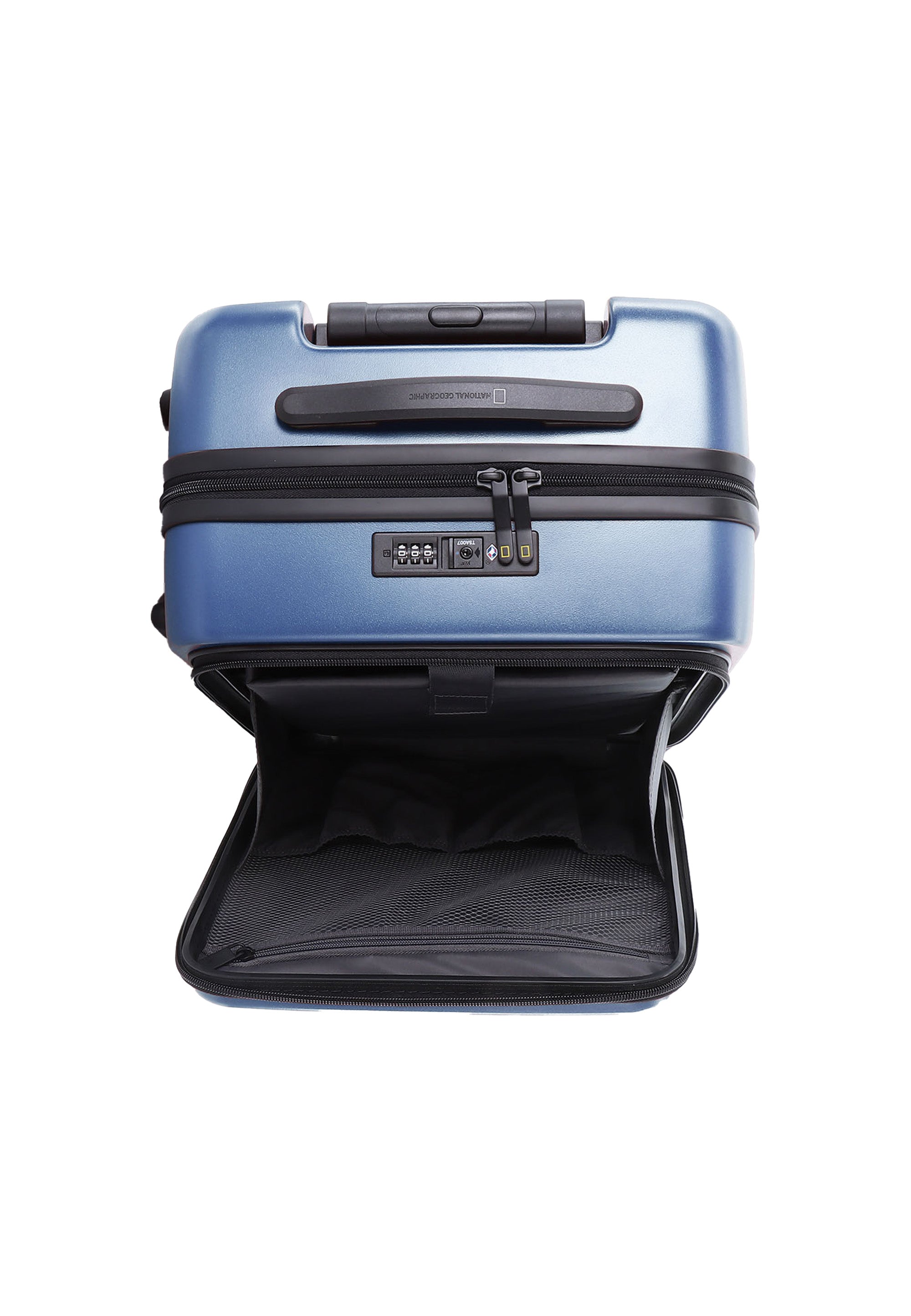 National Geographic - Lodge Handgepäck Hartschalenkoffer / Trolley / Reisekoffer - 55 cm - (Small) - Blau