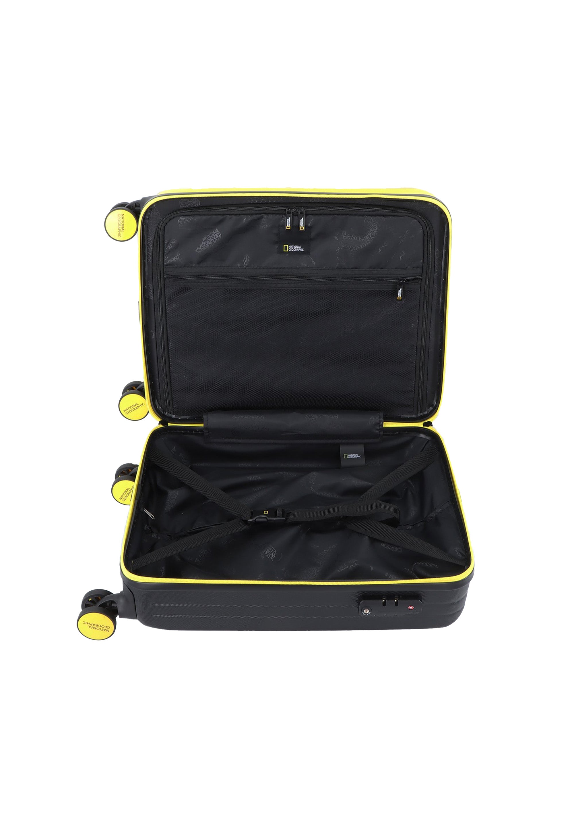 National Geographic - Pulse Handgepäck Hartschalenkoffer / Trolley / Reisekoffer - 56 cm - (Small) - Gelb