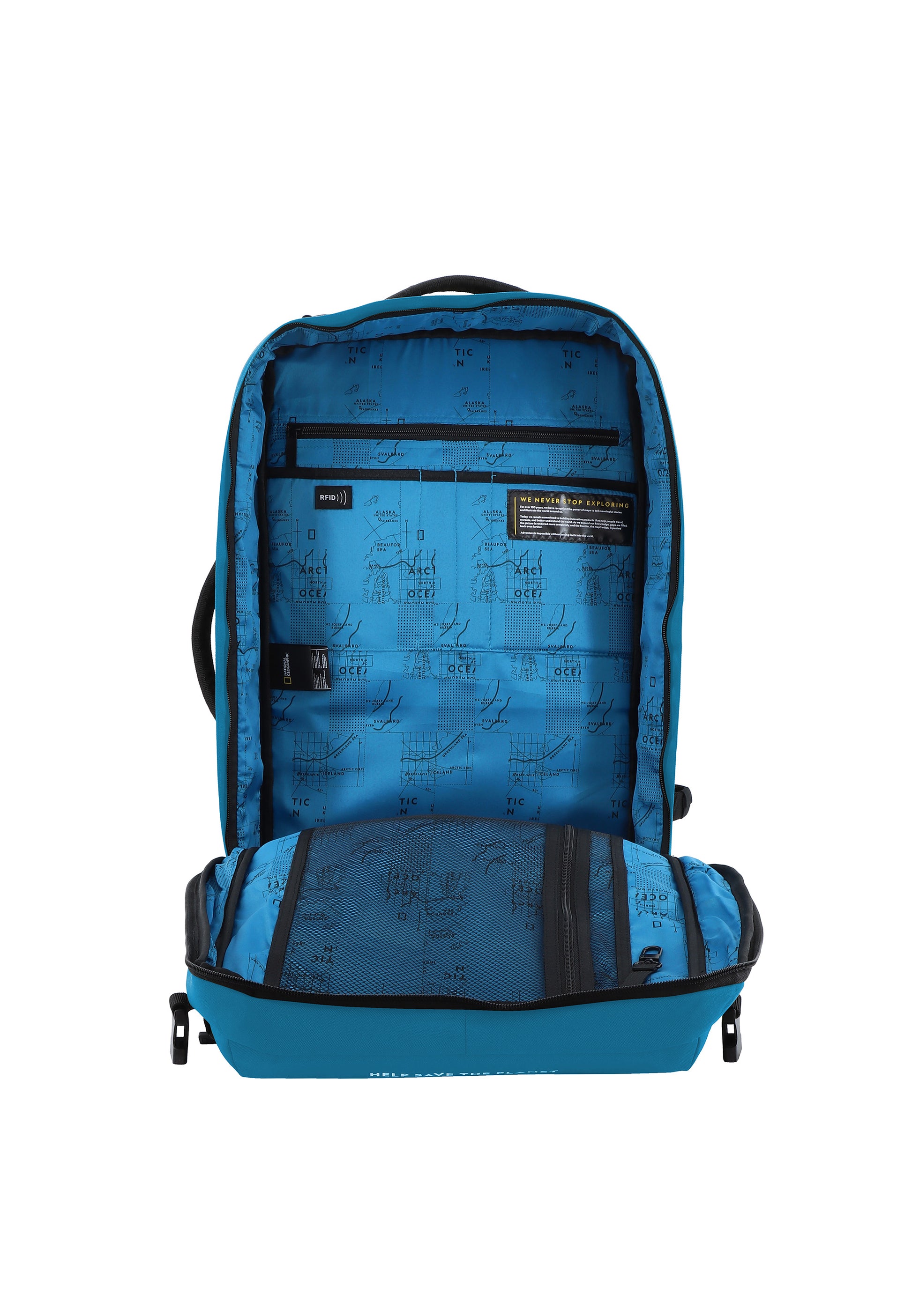 National Geographic - Ocean Rucksack / Laptop-Rucksack - 35,6L - Blau