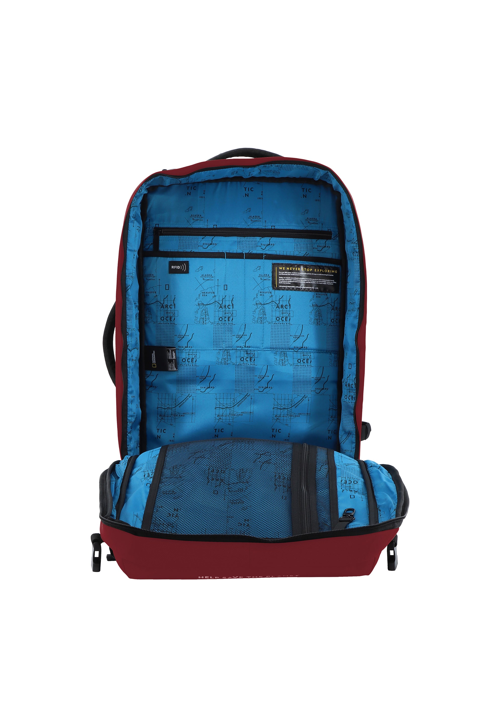 National Geographic - Ocean Rucksack / Laptop-Rucksack - 35,6L - Rot