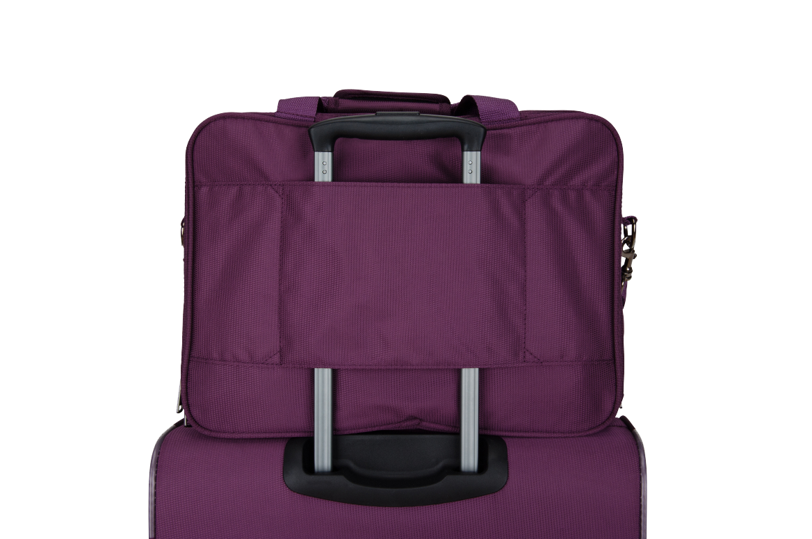 Tas voor aan boord die op je trolley past.