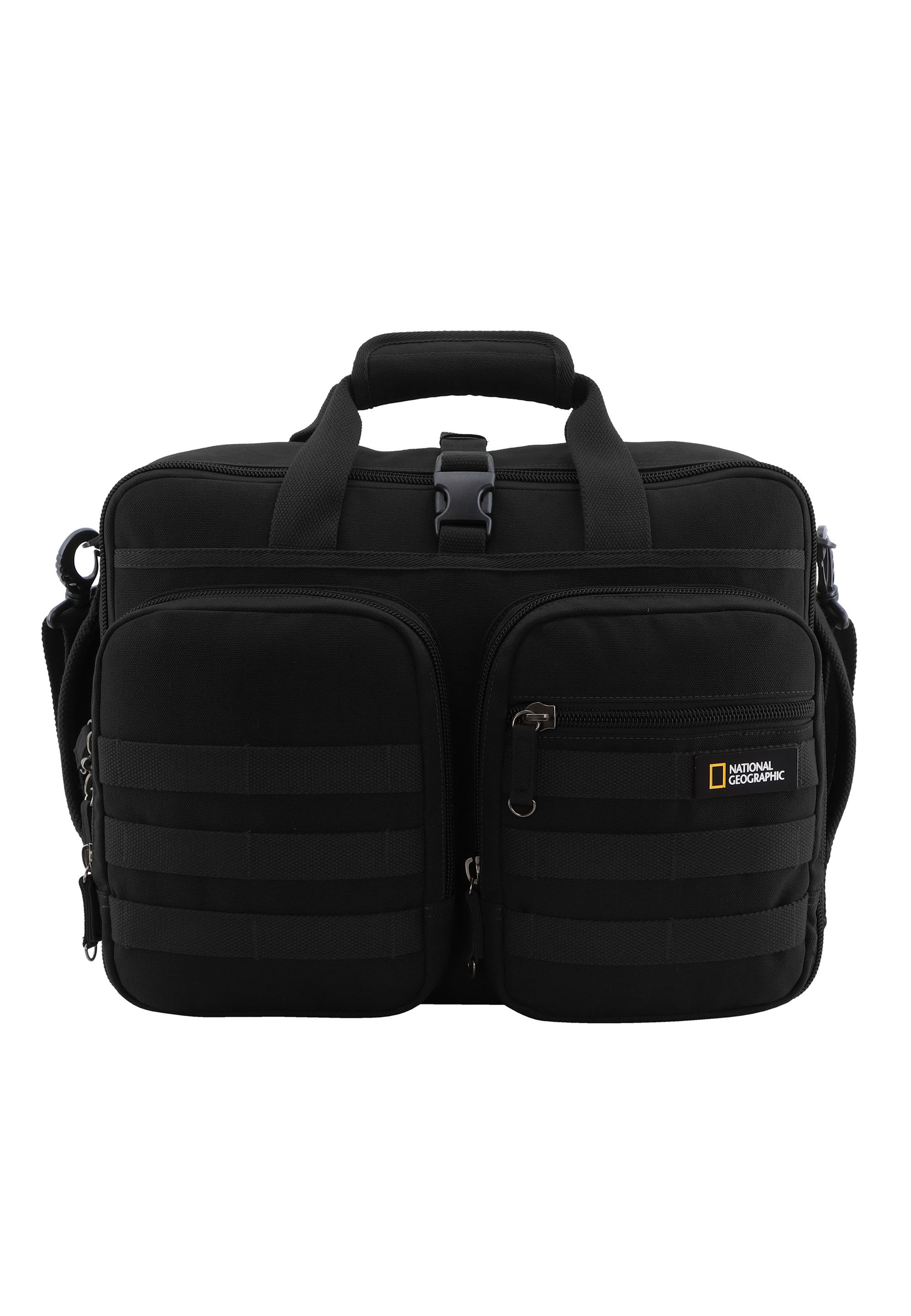 National Geographic - Milestone 3 Wege Rucksack / Laptop-Rucksack / Umhängetasche - 20,9L - Schwarz