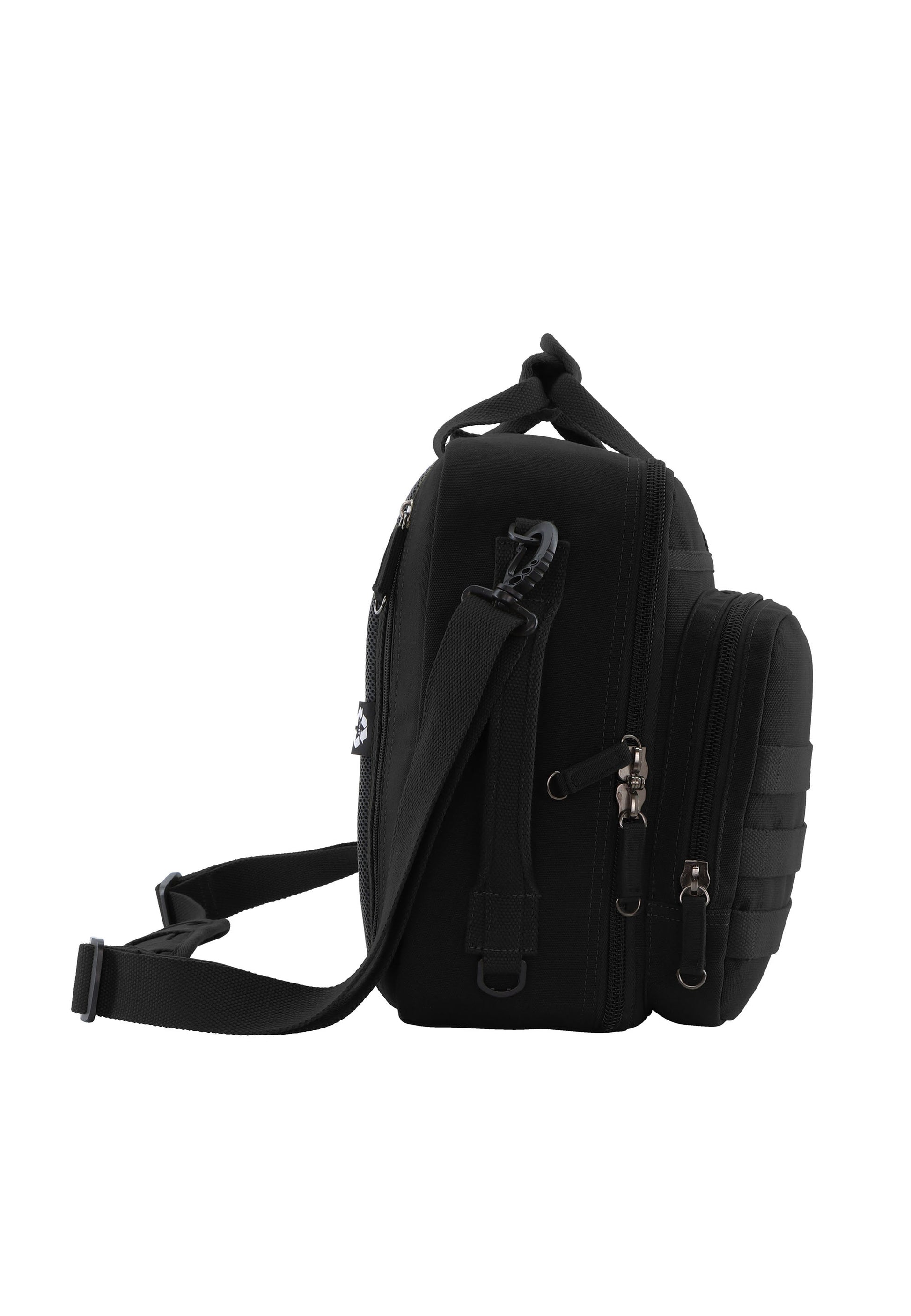 National Geographic - Milestone 3 Wege Rucksack / Laptop-Rucksack / Umhängetasche - 20,9L - Schwarz