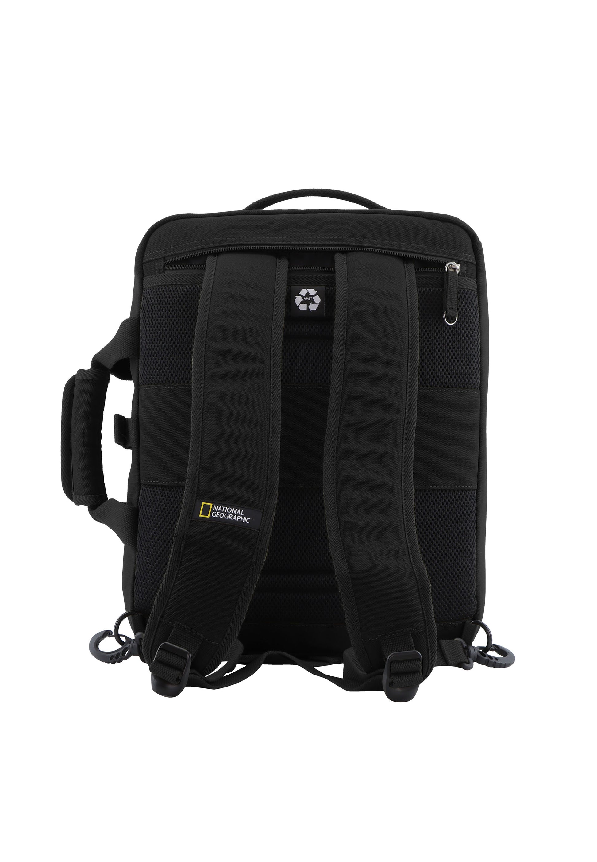 National Geographic - Milestone 3 Wege Rucksack / Laptop-Rucksack / Umhängetasche - 20,9L - Schwarz