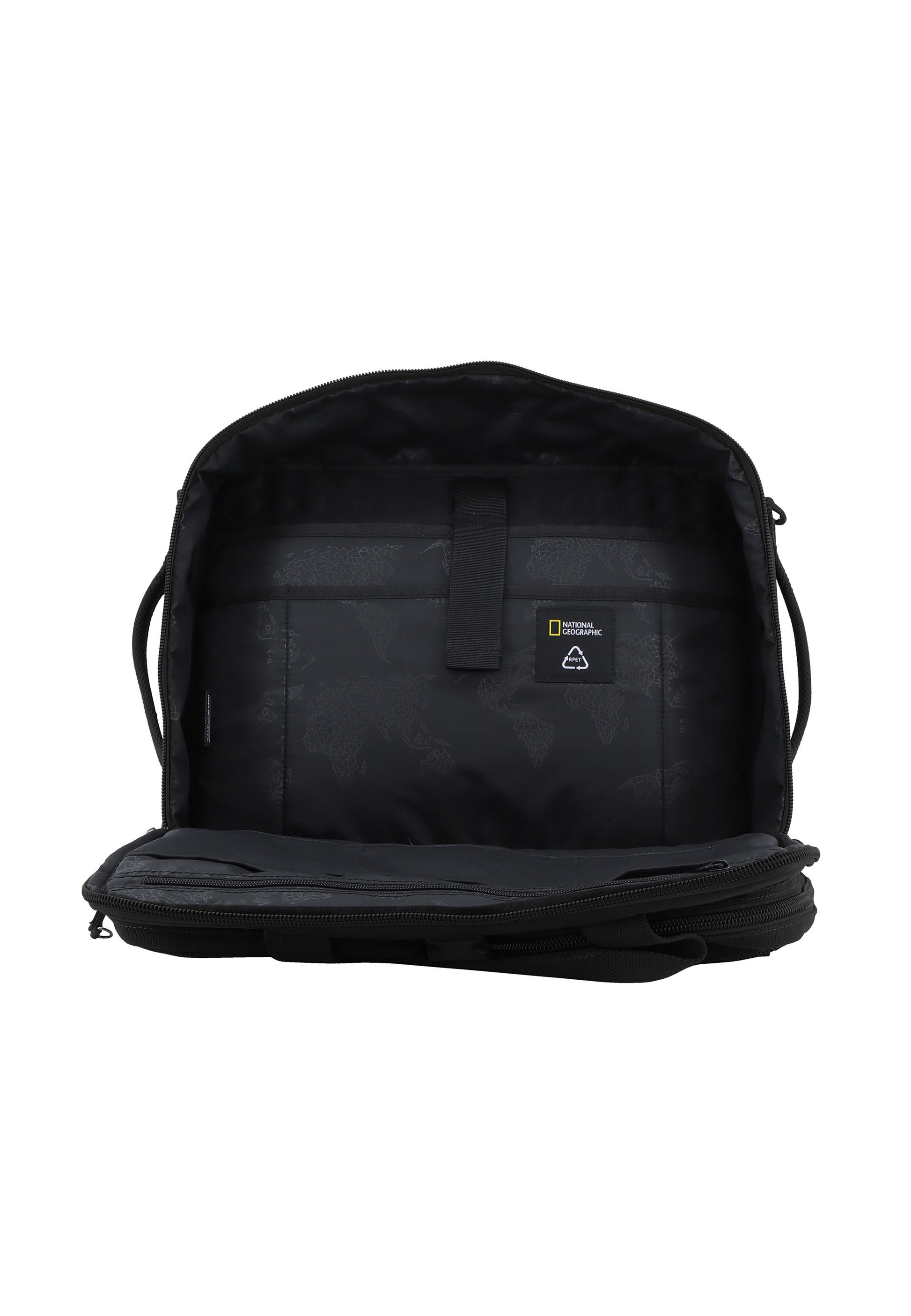 National Geographic - Milestone 3 Wege Rucksack / Laptop-Rucksack / Umhängetasche - 20,9L - Schwarz