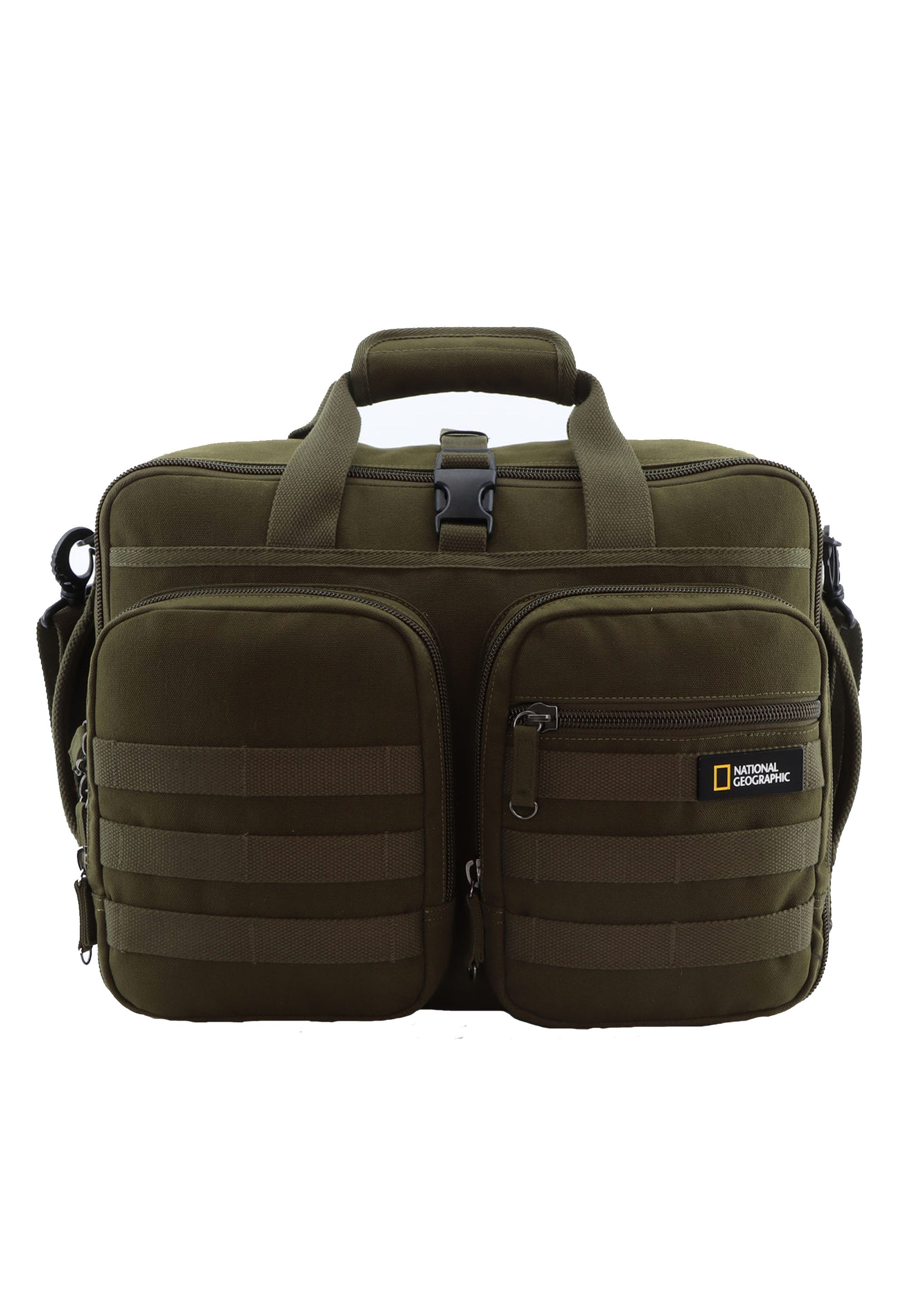 National Geographic - Milestone 3 Wege Rucksack / Laptop-Rucksack / Umhängetasche - 20,9L - Khaki