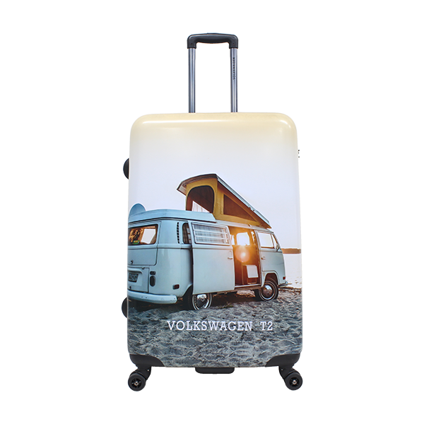 Volkswagen Hartschalenkoffer mit Camper Bus VW T1 Druck Gr.L
