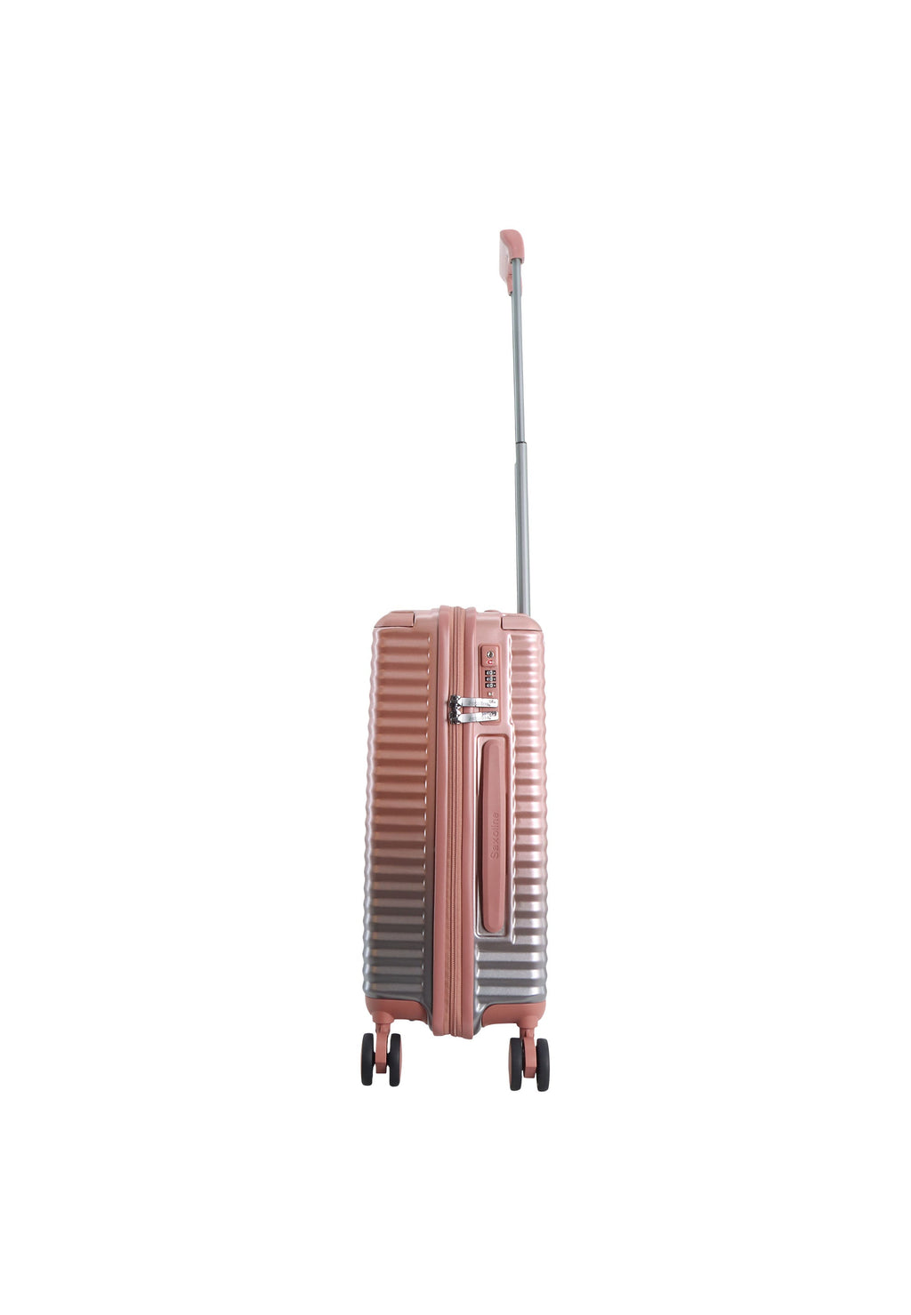 Saxoline Blue Elite Handgepäck Hartschalenkoffer / Trolley / Reiskoffer - (Small) Rosa