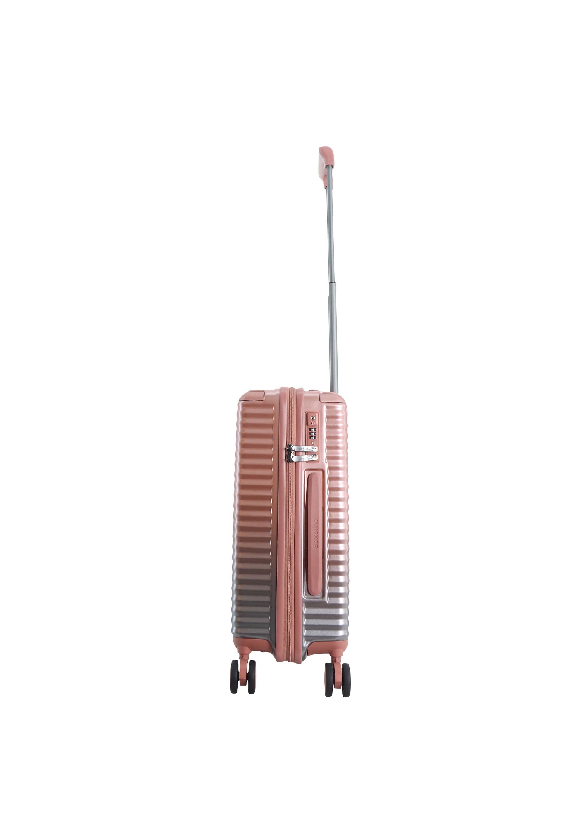 Saxoline Blue Elite Handgepäck Hartschalenkoffer / Trolley / Reiskoffer - (Small) Rosa