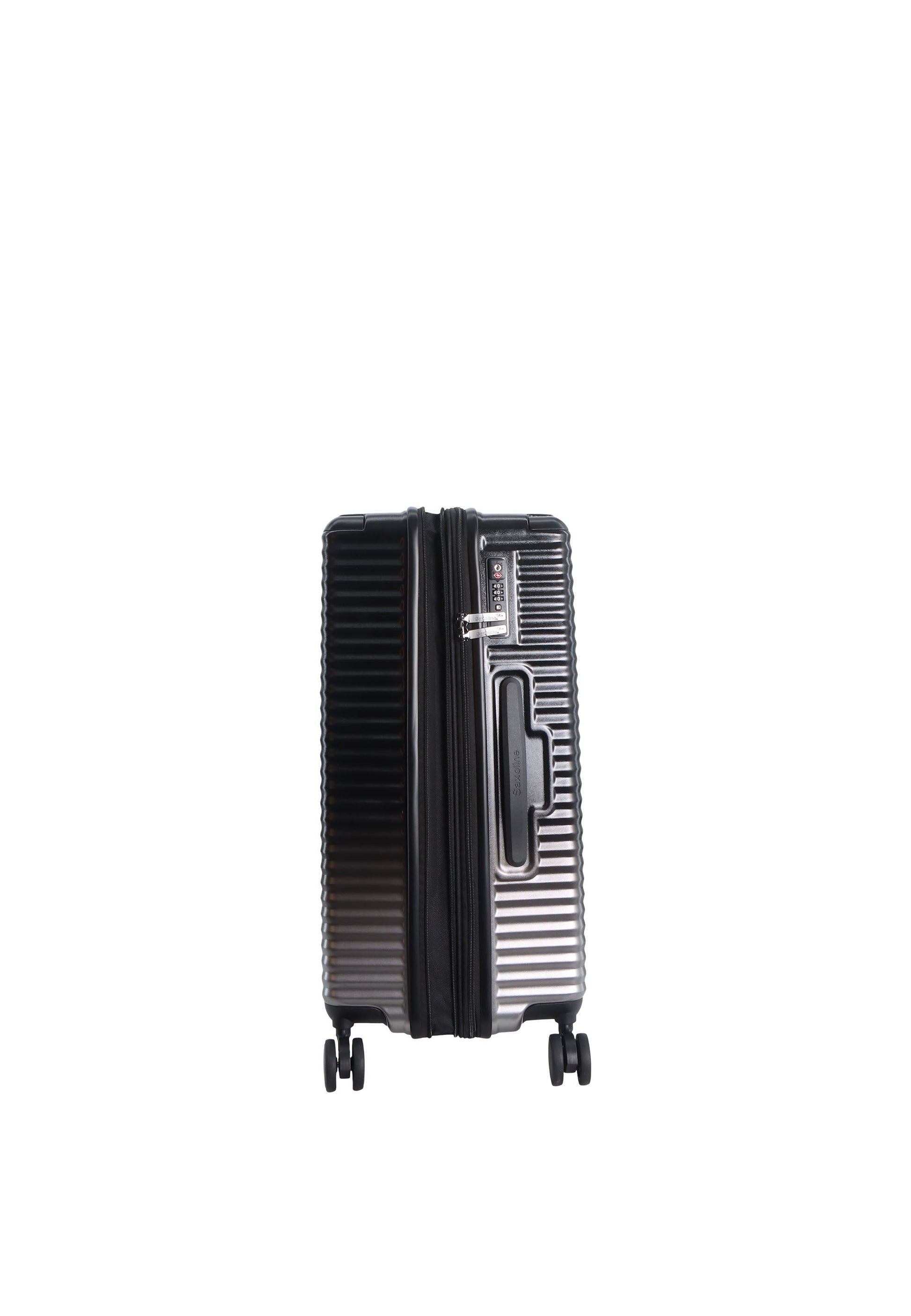 Saxoline Blue Elite Hartschalenkoffer / Trolley / Reiskoffer - (Medium) Schwarz
