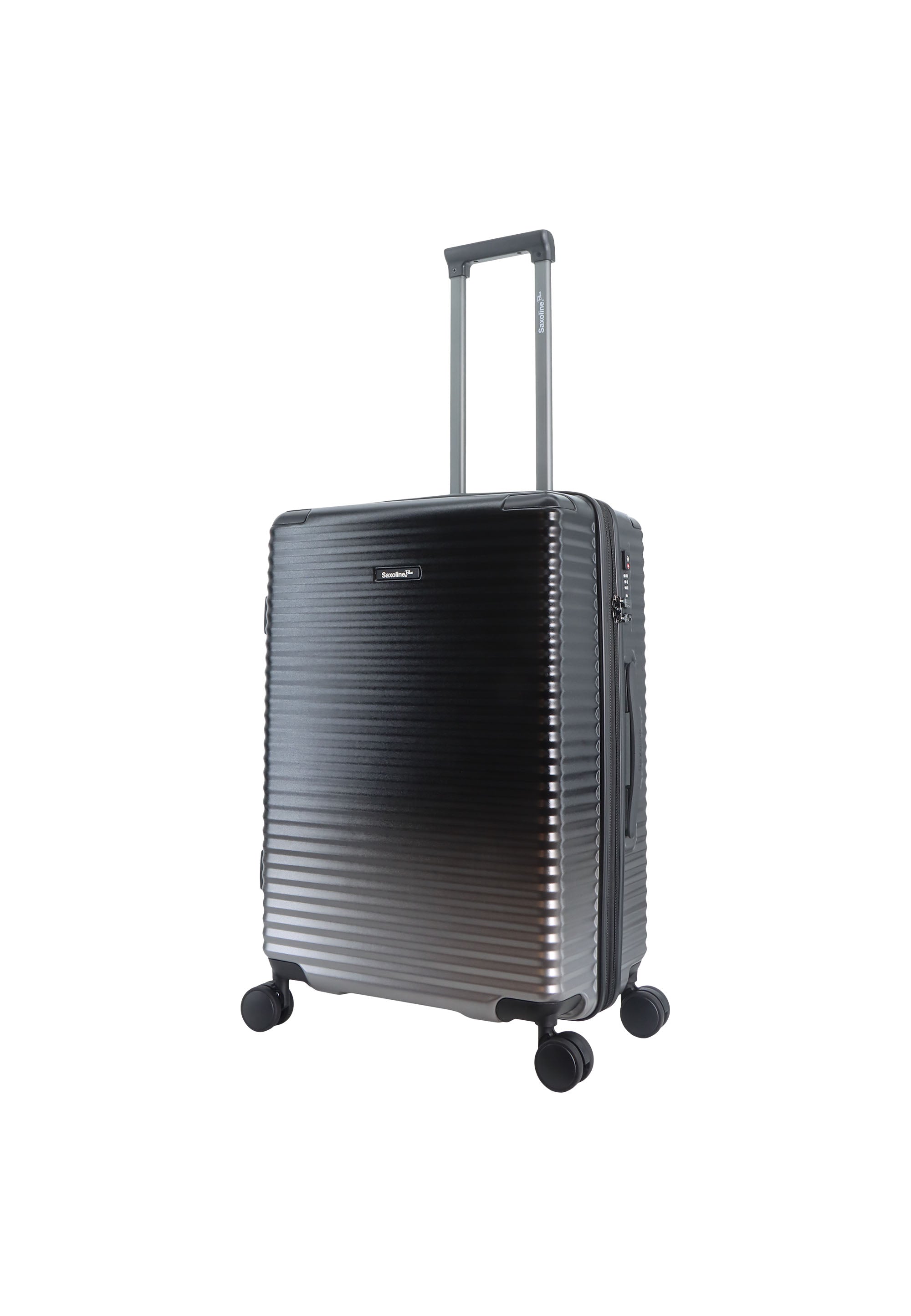 Saxoline Blue Elite Hartschalenkoffer / Trolley / Reiskoffer - (Medium) Schwarz