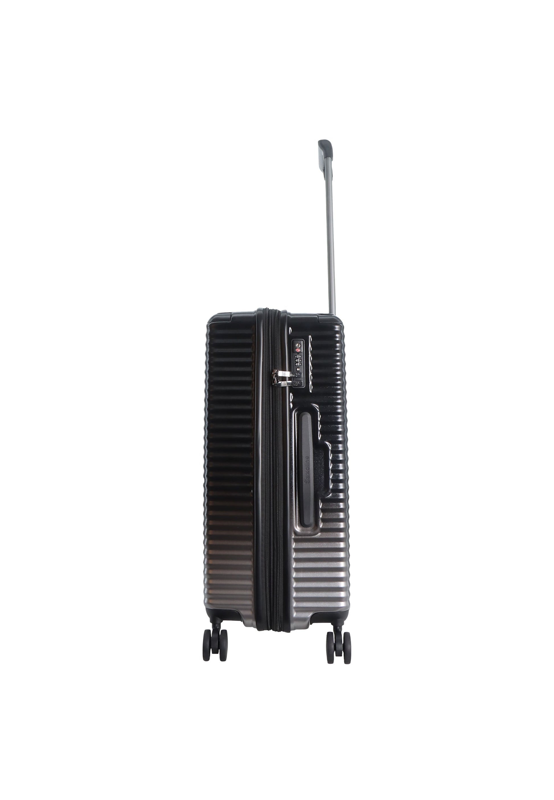 Saxoline Blue Elite Hartschalenkoffer / Trolley / Reiskoffer - (Medium) Schwarz