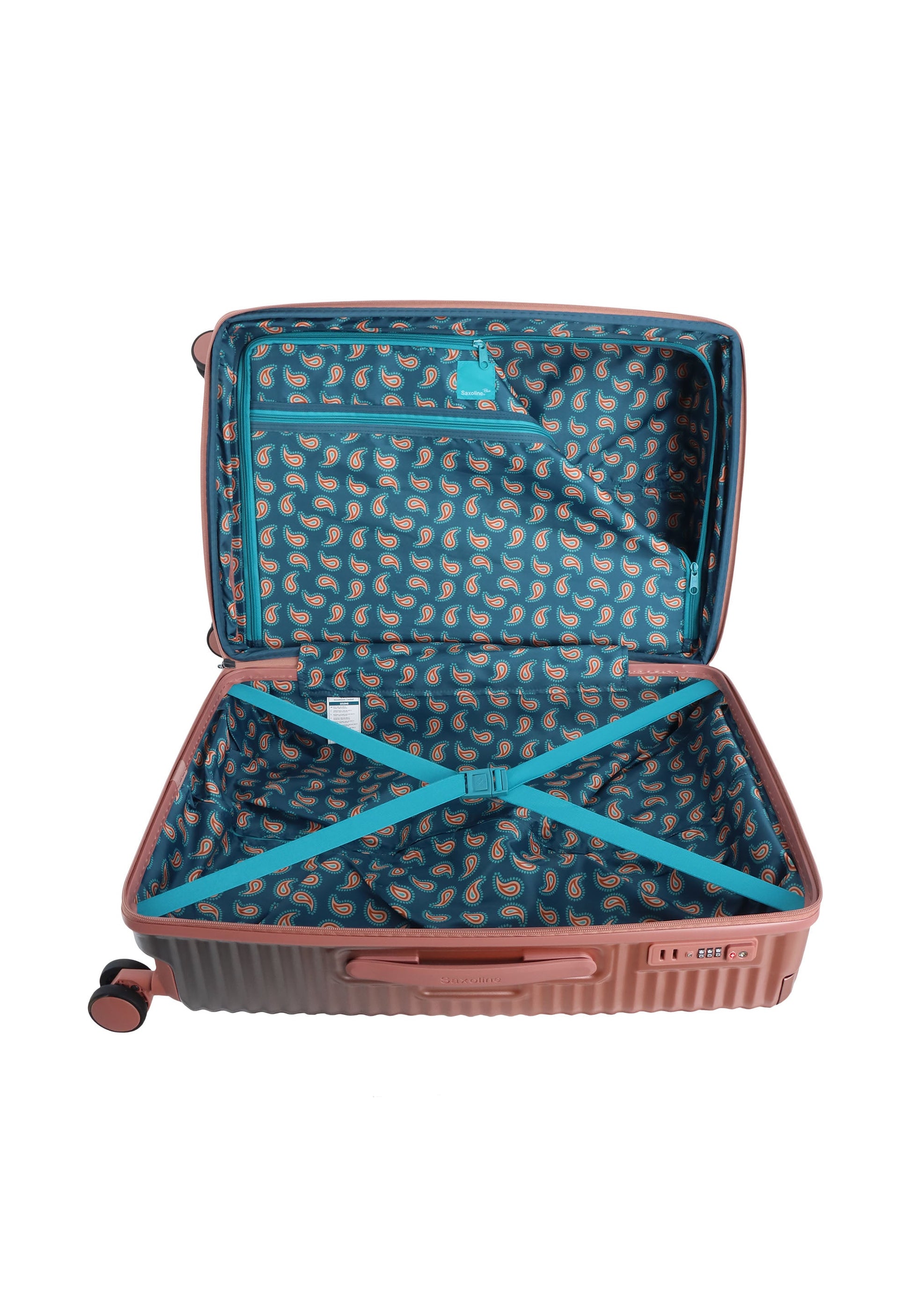 Saxoline Blue Elite Hartschalenkoffer / Trolley / Reiskoffer - (Medium) Rosa