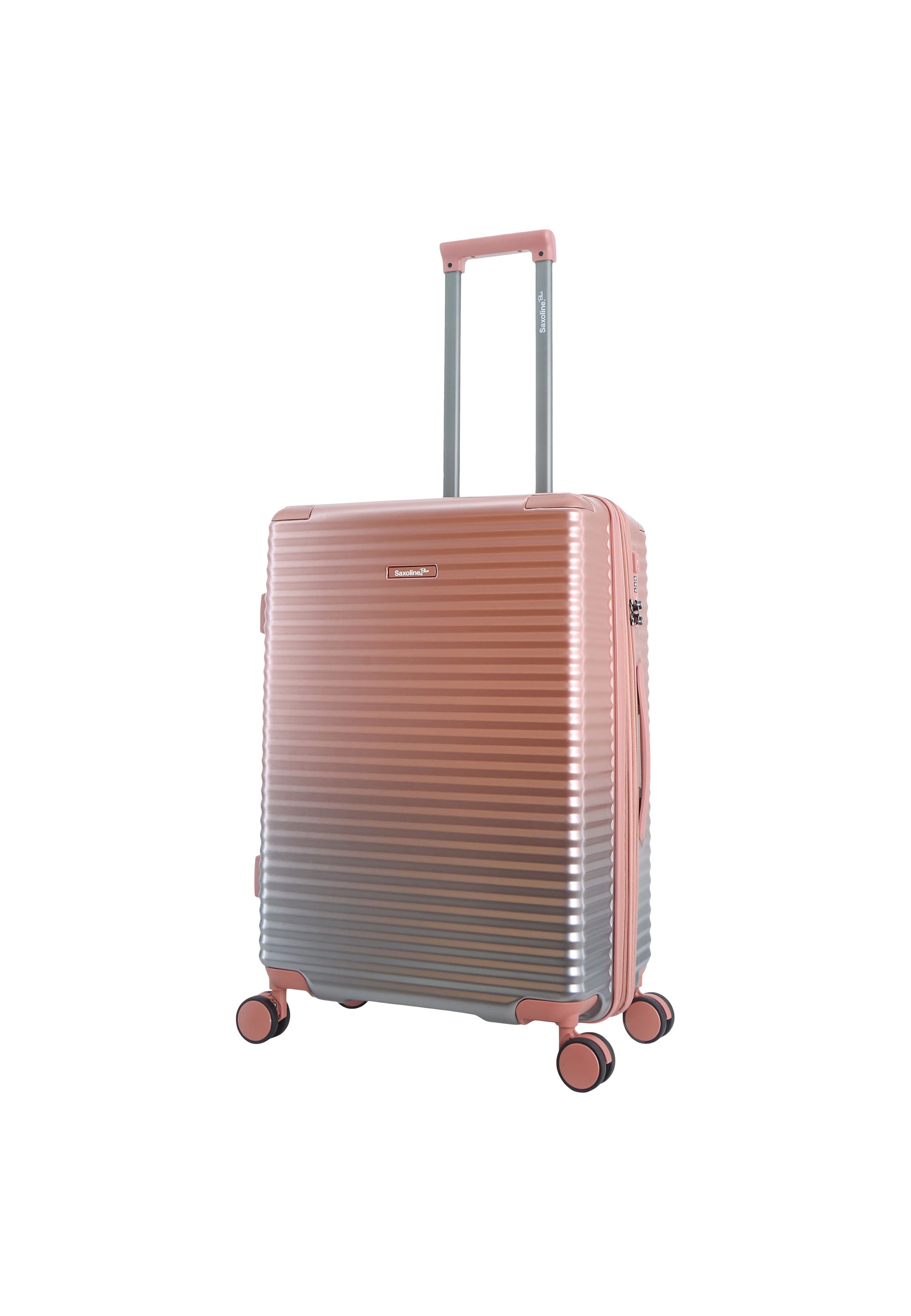 Saxaoline Blue Elite Hartschalenkoffer / Trolley / Reiskoffer - (Medium) Rosa