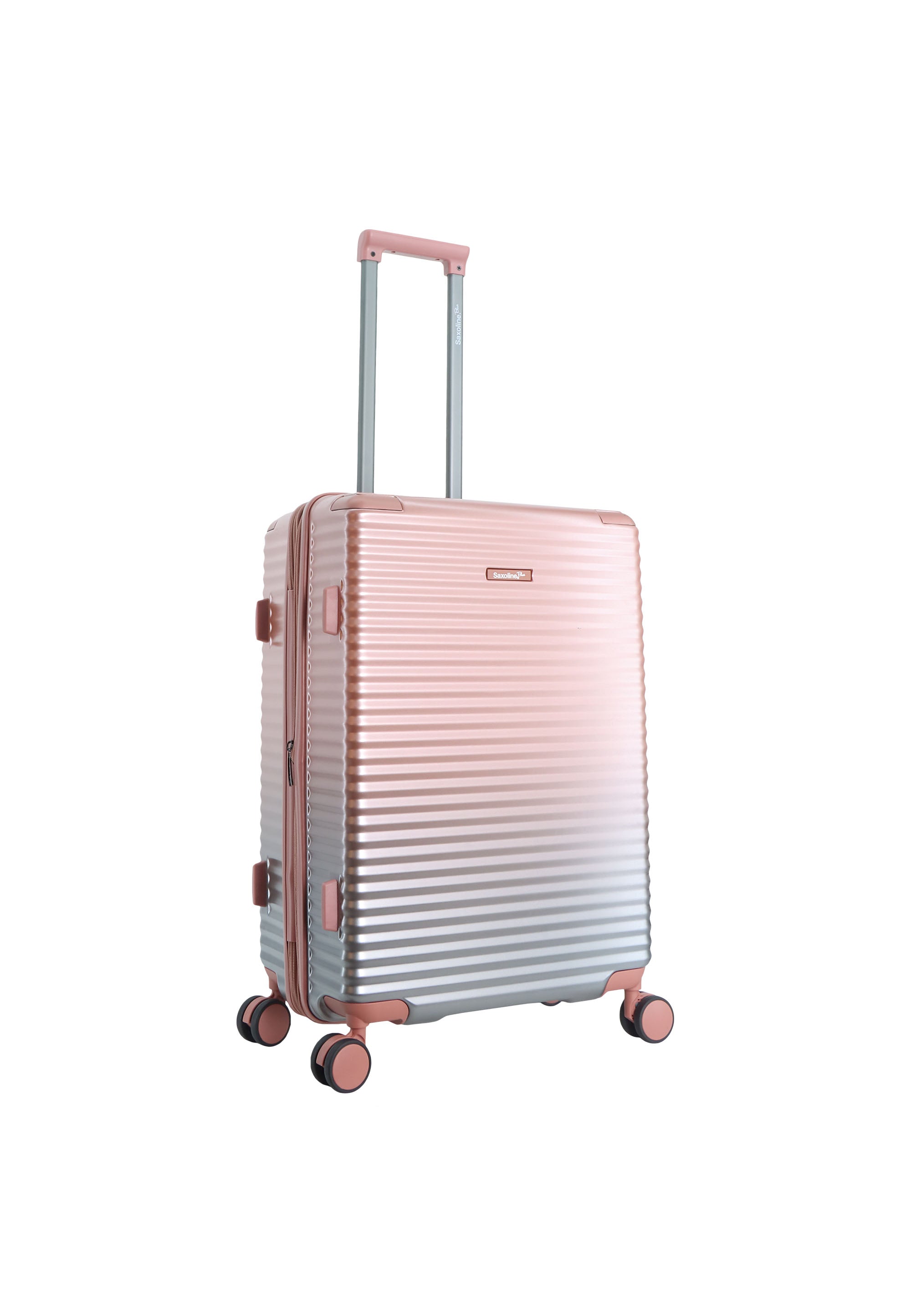 Saxaoline Blue Elite Hartschalenkoffer / Trolley / Reiskoffer - (Medium) Rosa