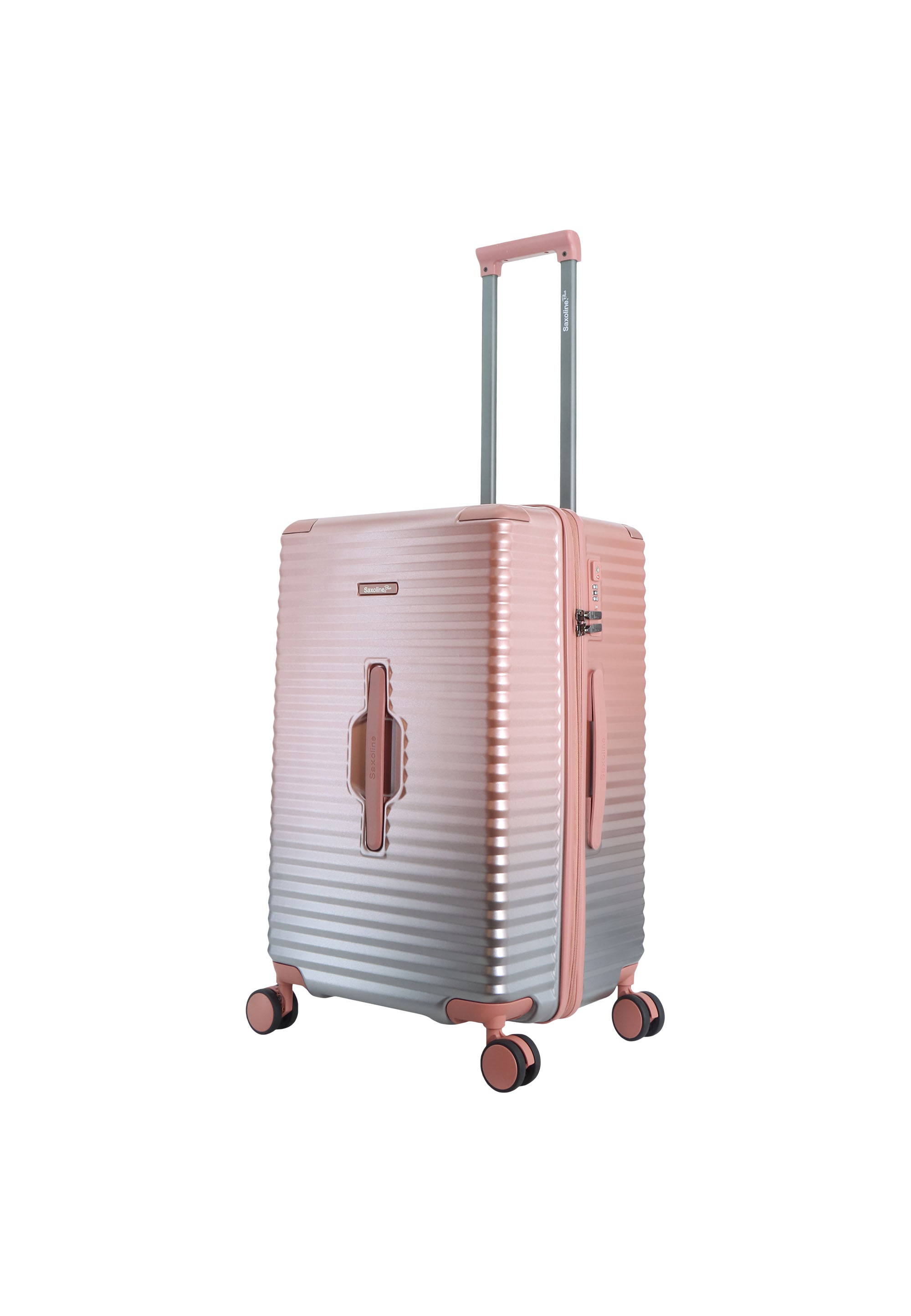 Saxaoline Blue Elite Trunk Hartschalenkoffer / Trolley / Reiskoffer - (Medium) Rosa