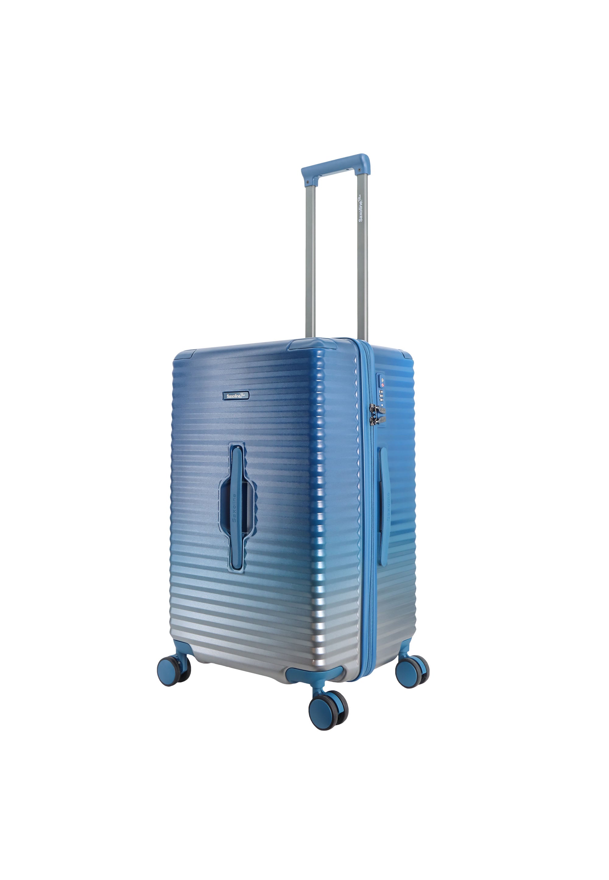 Saxoline Blue Elite Trunk Hartschalenkoffer / Trolley / Reiskoffer - (Medium) Blau