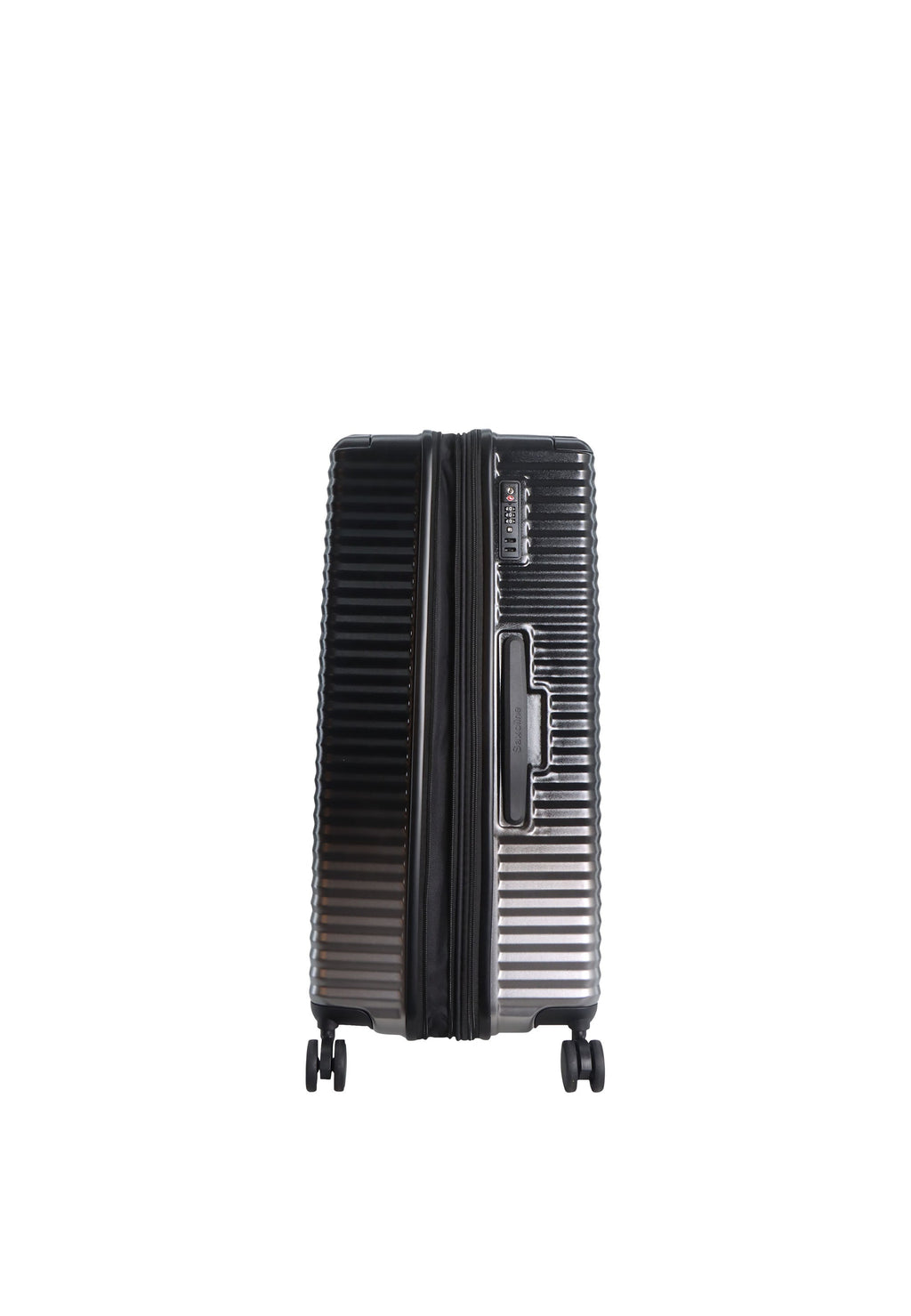 Saxoline Blue Elite Hartschalenkoffer / Trolley / Reiskoffer - (Large) Schwarz