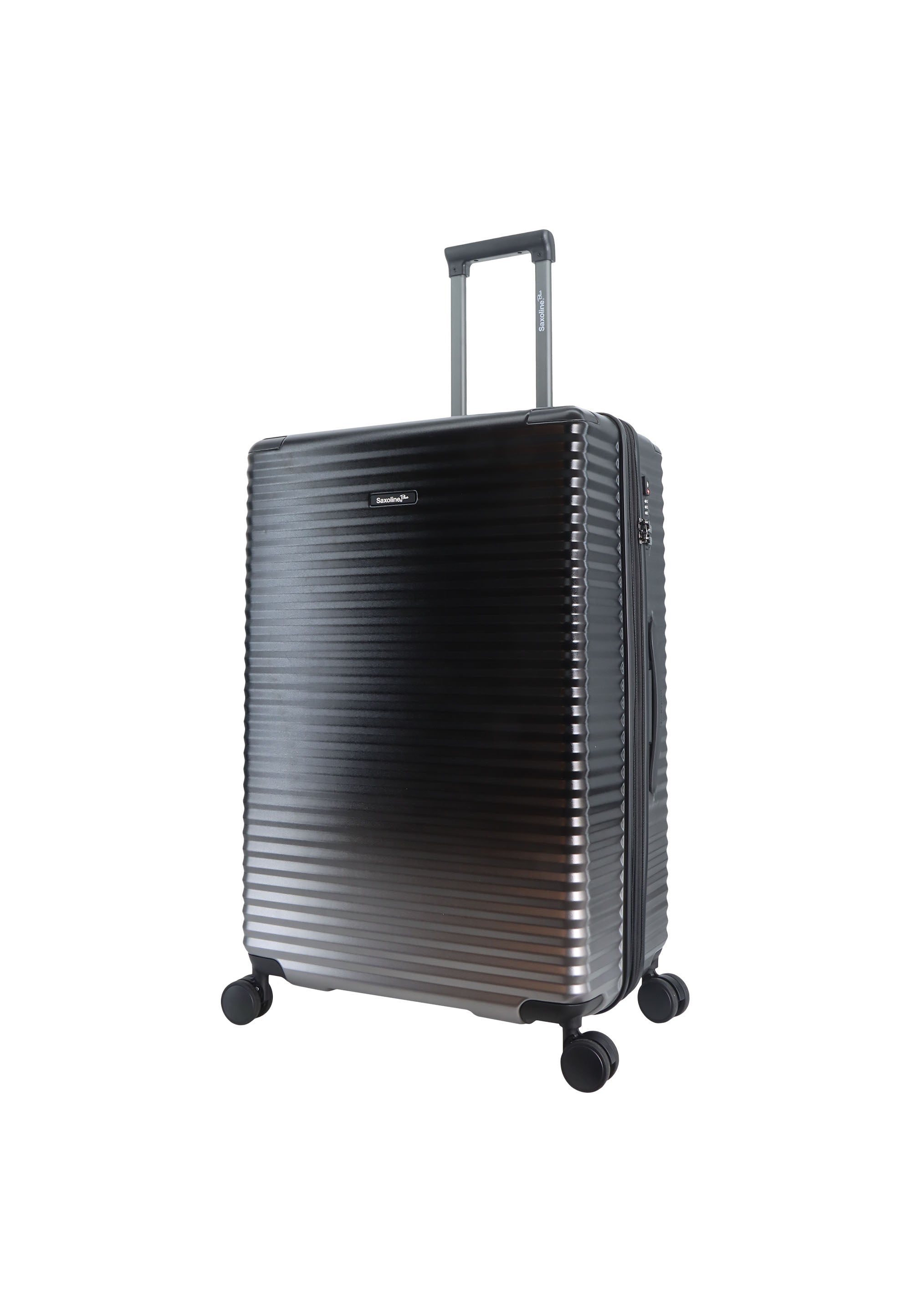 Saxaoline Blue Elite Hartschalenkoffer / Trolley / Reiskoffer - (Large) Schwarz