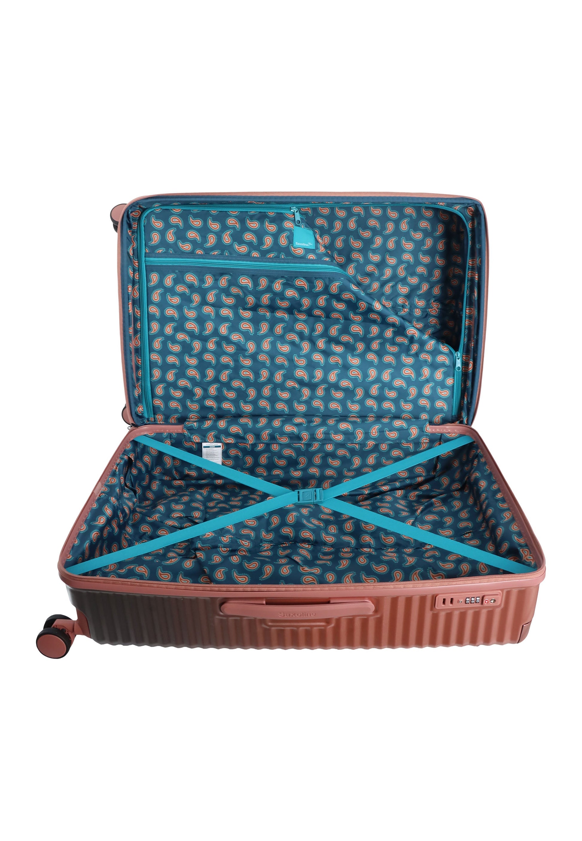 Saxoline Blue Elite Hartschalenkoffer set / Trolley set / Reiskoffer set - (S/M/L) Rosa
