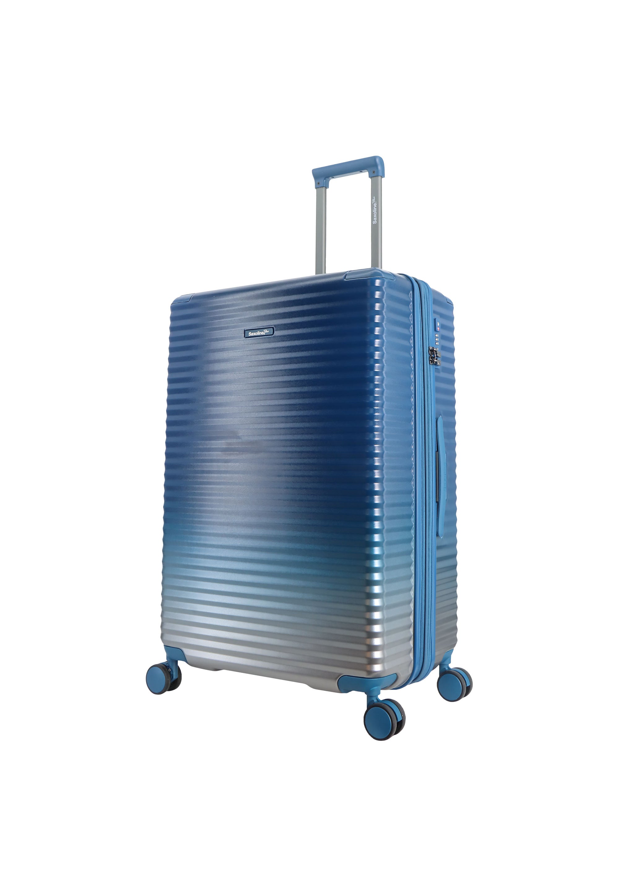 Saxaoline Blue Elite Hartschalenkoffer / Trolley / Reiskoffer - (Large) Blau