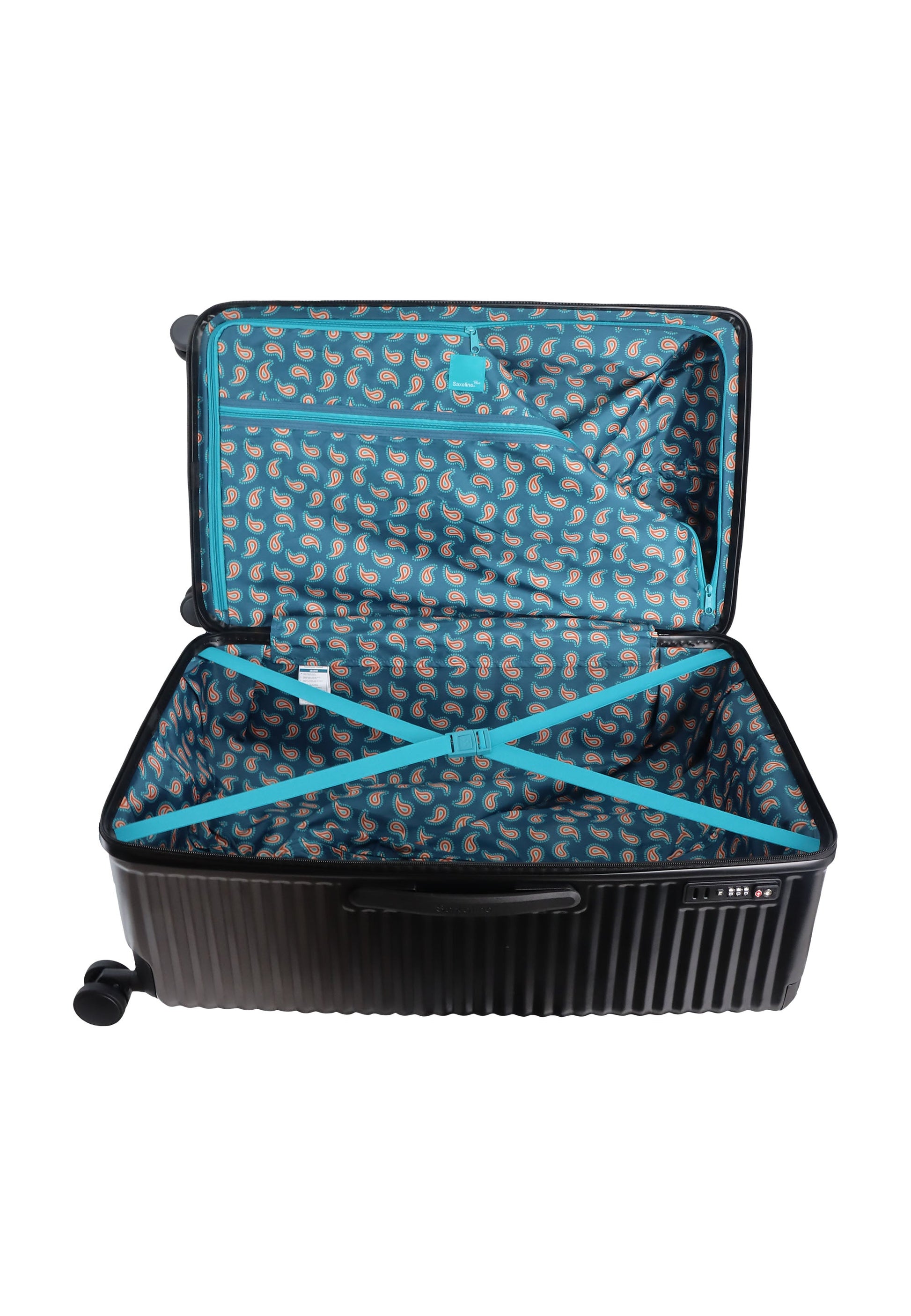 Saxoline Blue Elite Trunk Hartschalenkoffer / Trolley / Reiskoffer - (Large) Schwarz