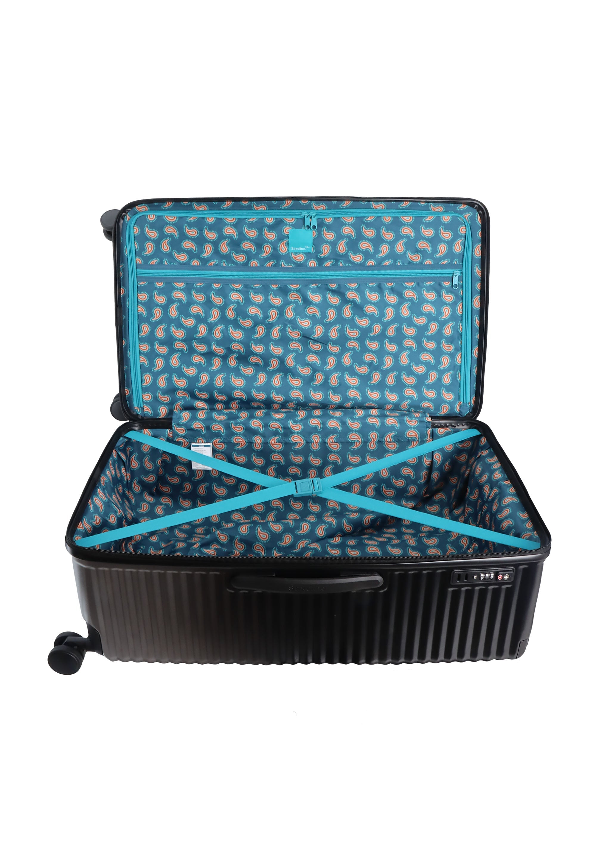 Saxaoline Blue Elite Trunk Hartschalenkoffer / Trolley / Reiskoffer - (Large) Schwarz