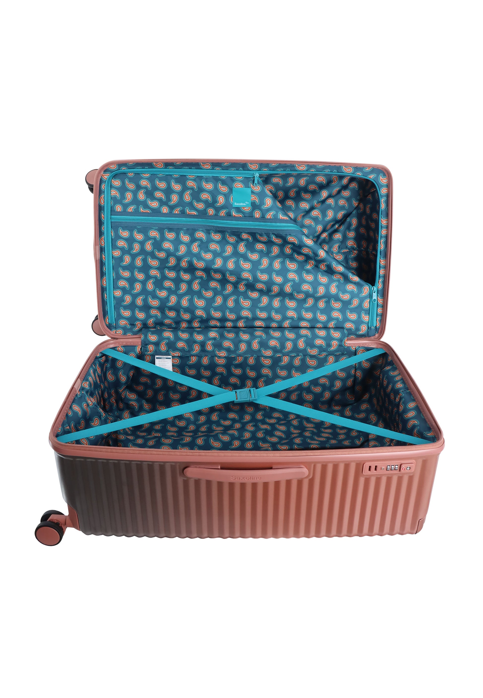 Saxoline Blue Elite Trunk Hartschalenkoffer / Trolley / Reiskoffer - (Large) Rosa
